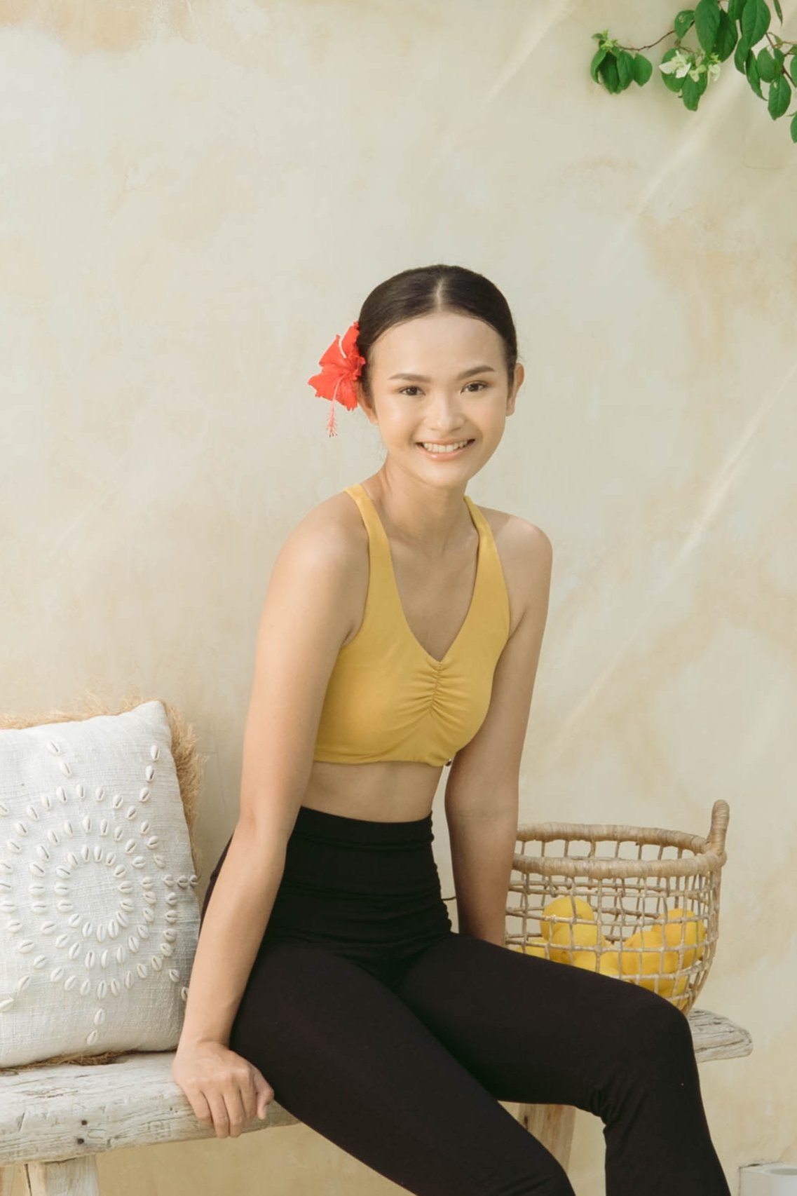 Lalita Cross Back Top - Mimosa