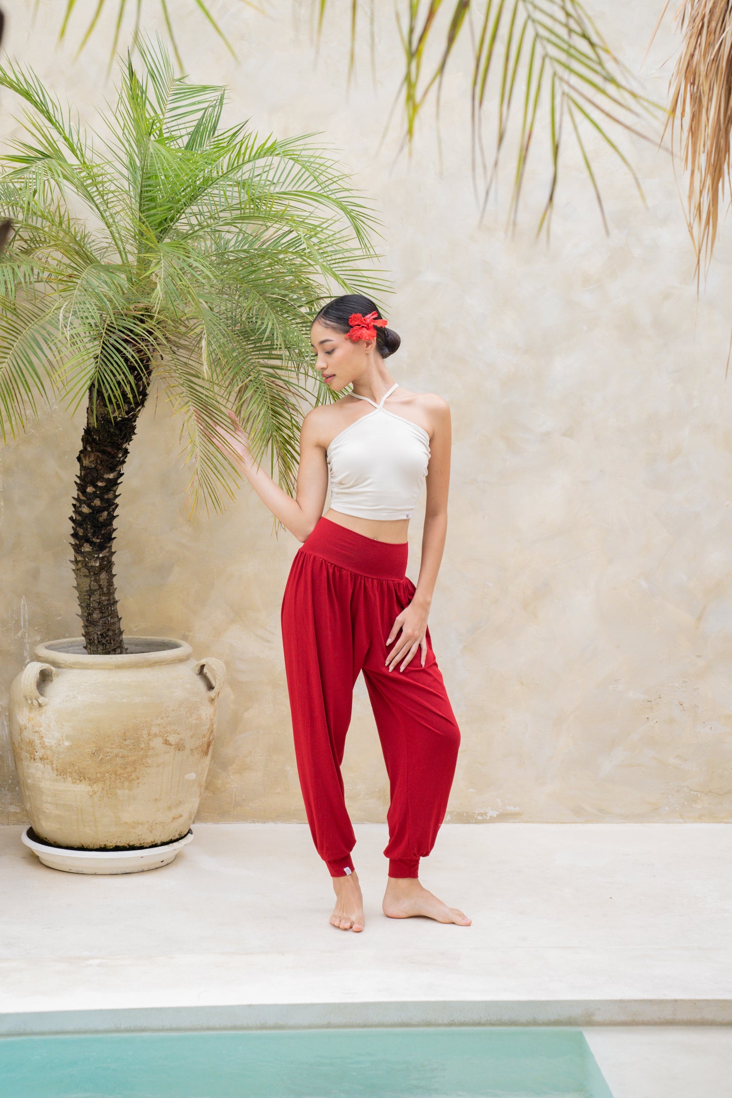 Turiya Halter-neck Top - Seashell