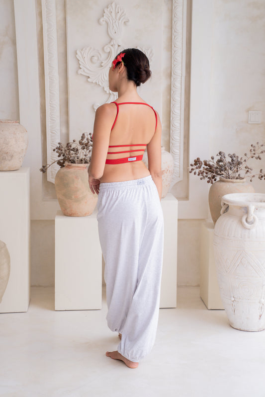 Soma Wide Joggers - Melange Gray