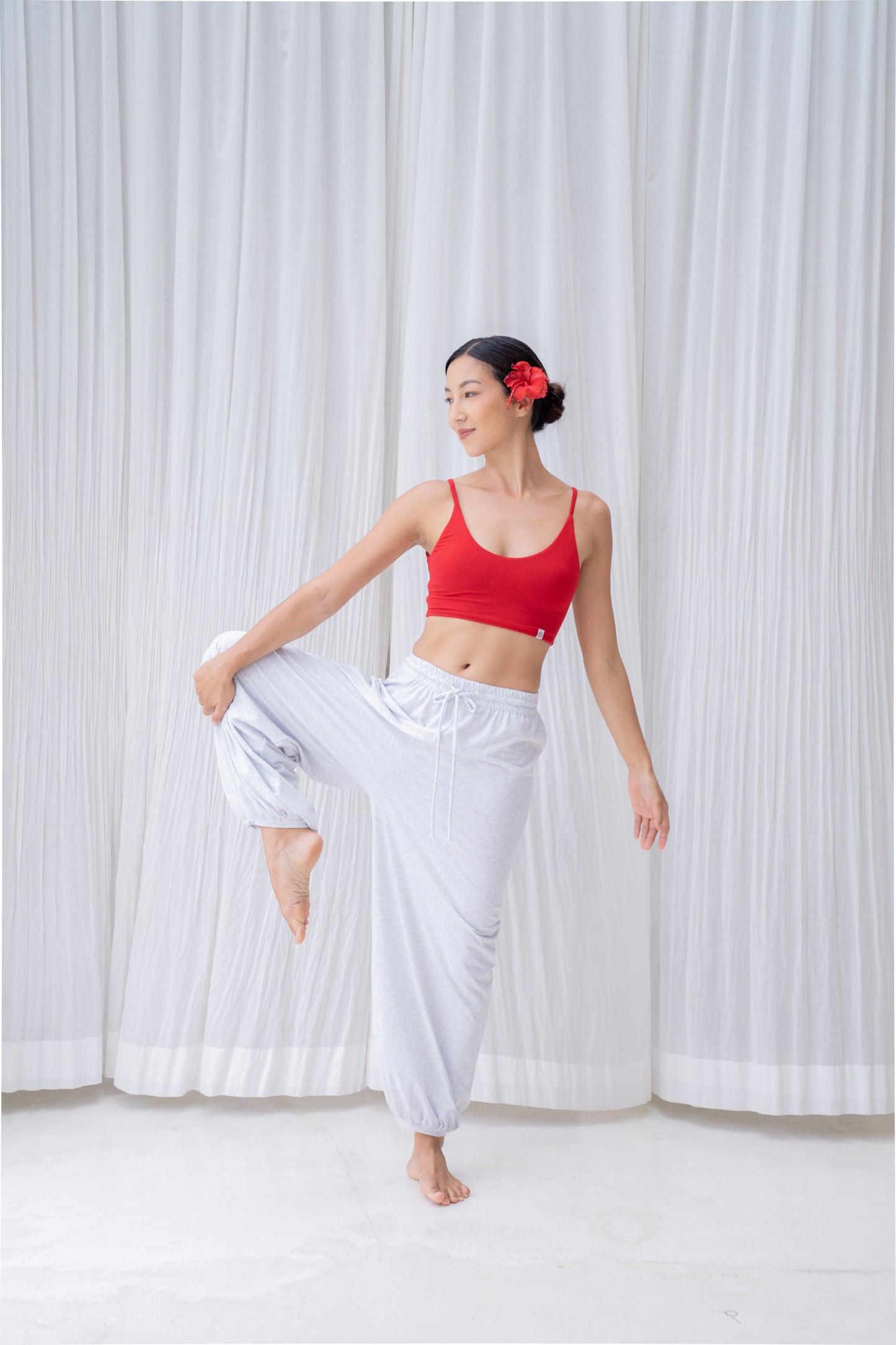 Soma Wide Joggers - Melange Gray