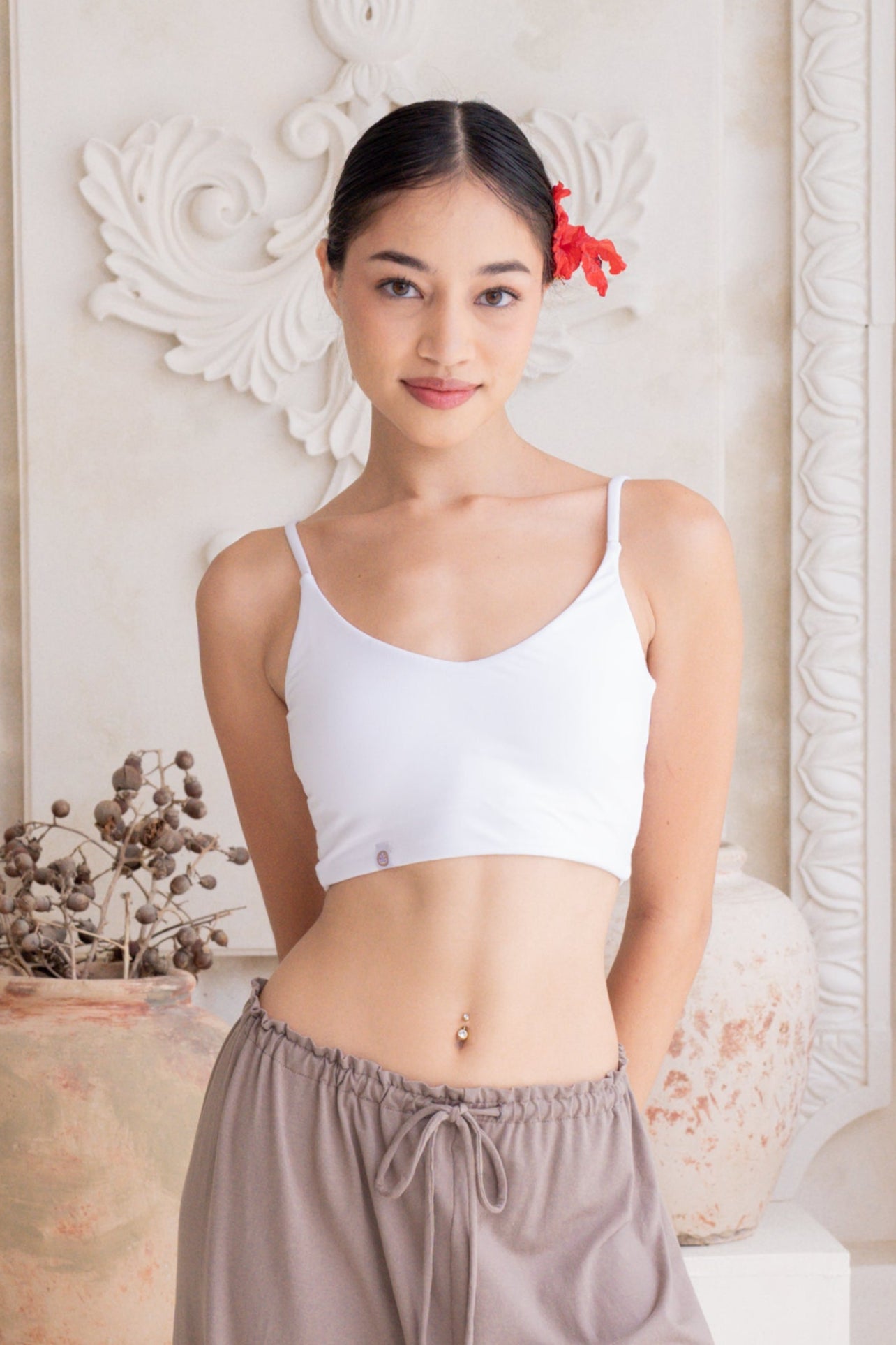 Bandha Cami Top - White