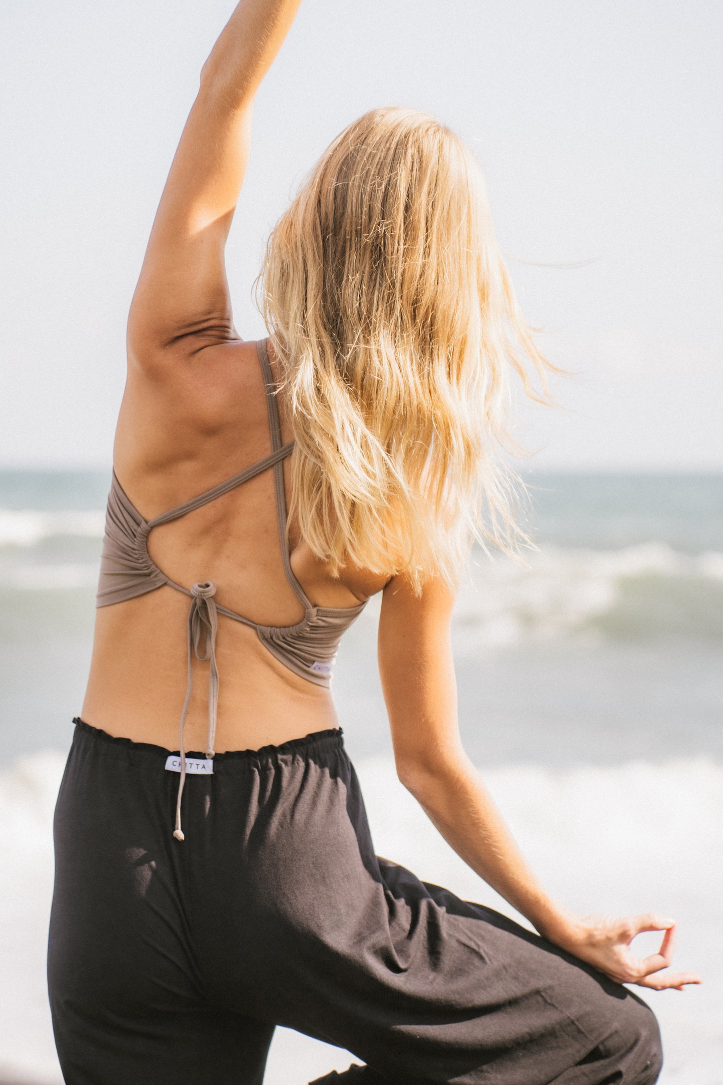 Turiya Halter-neck Top - Sable