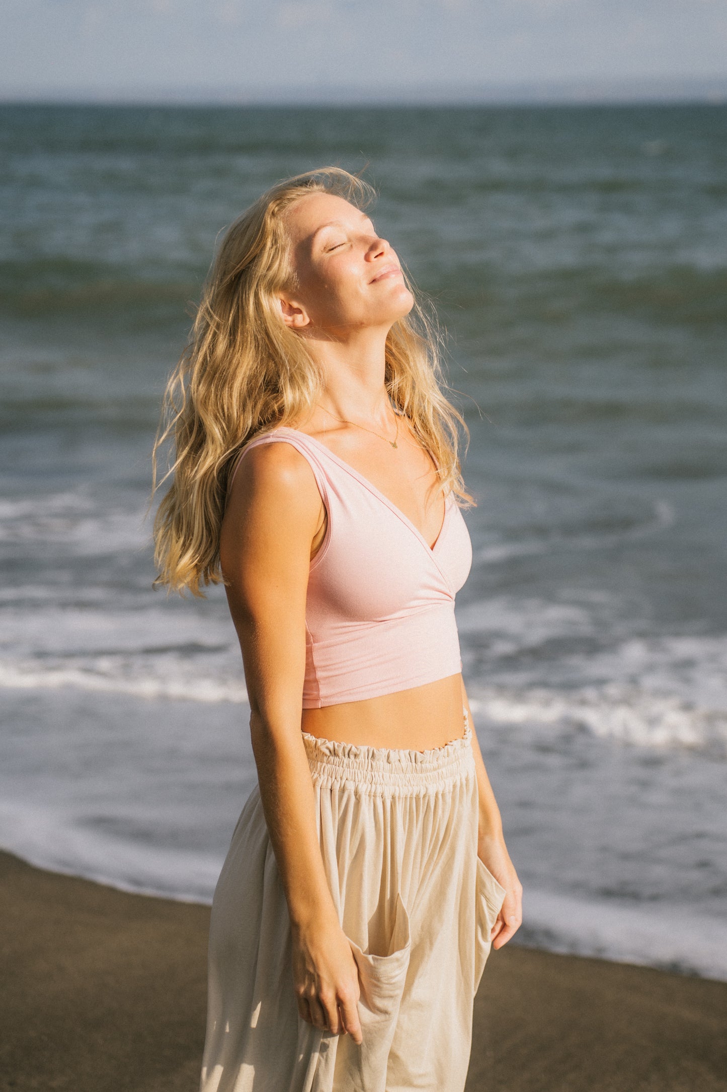 Drishti Wrap Top - Cherry Blossom