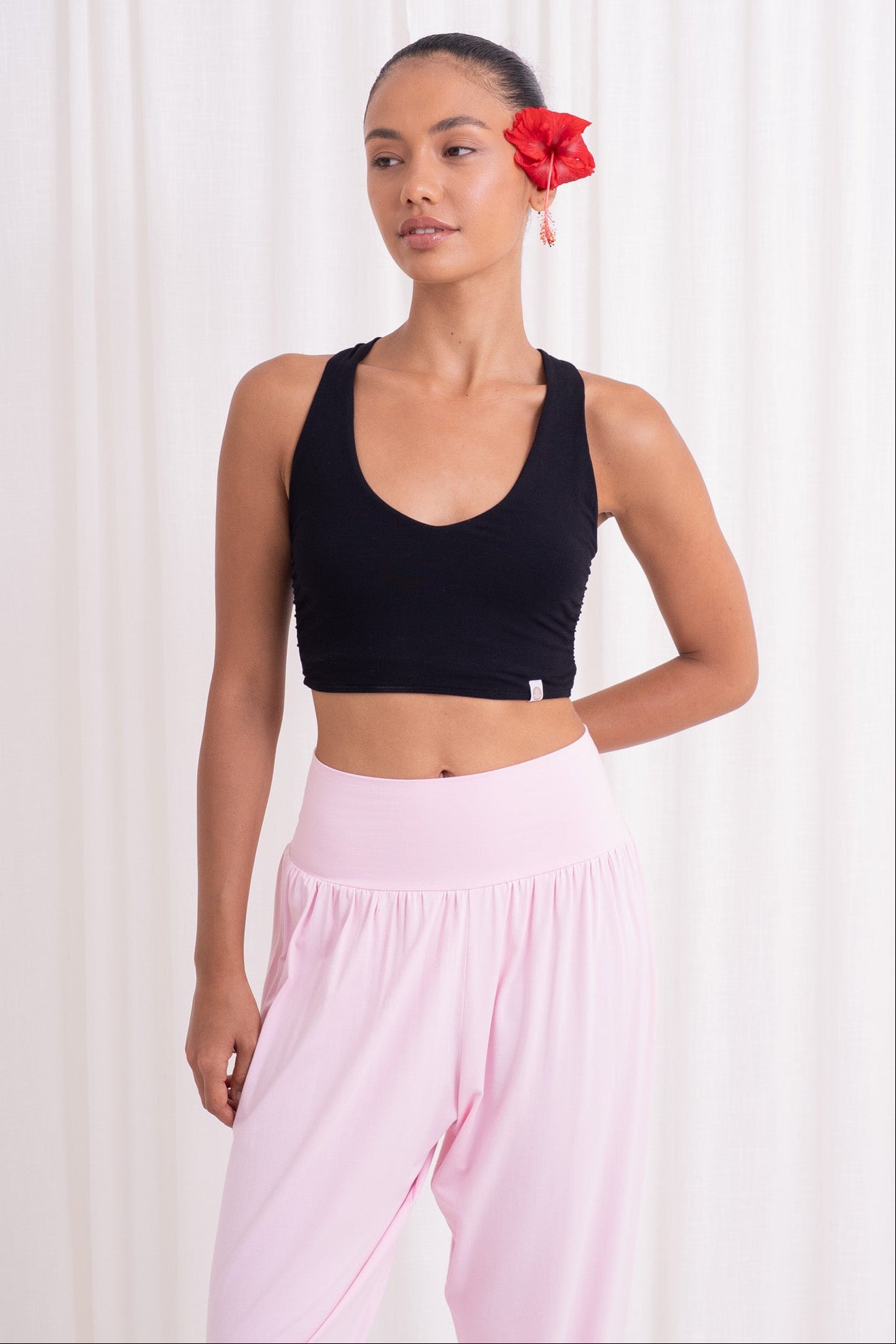 Nidra Cross Top - Black