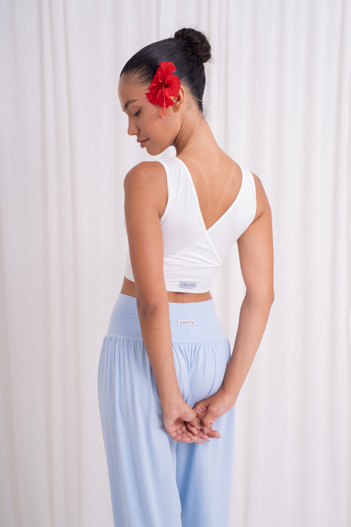 Drishti Wrap Top - Coconut Milk