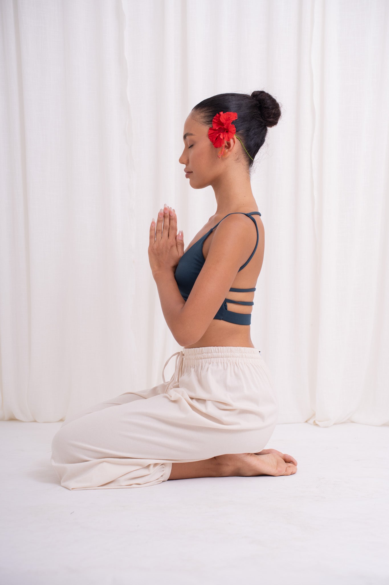 Dhara Strappy Back Top - Teal