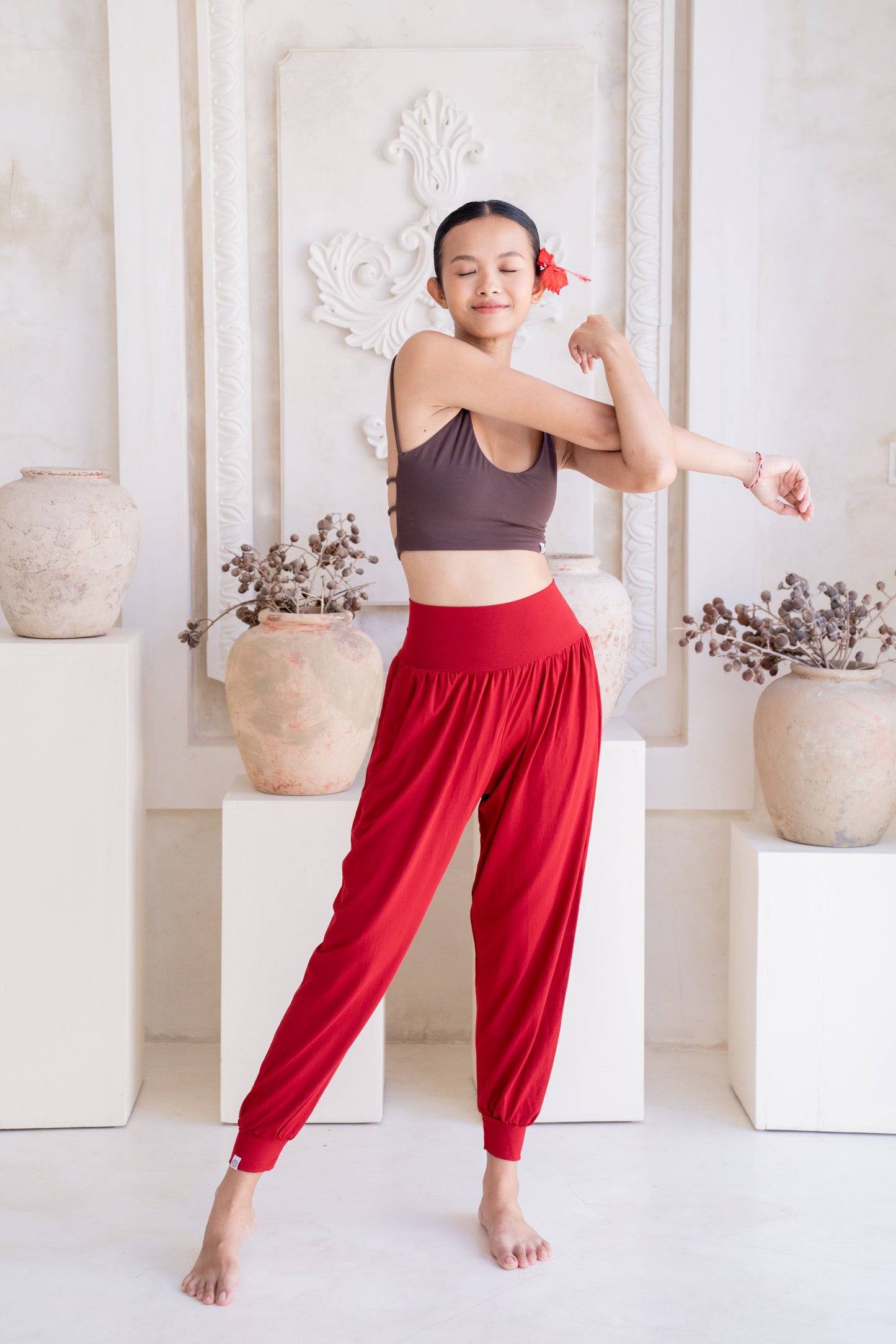 Samata Harem Pants - Wild Rose