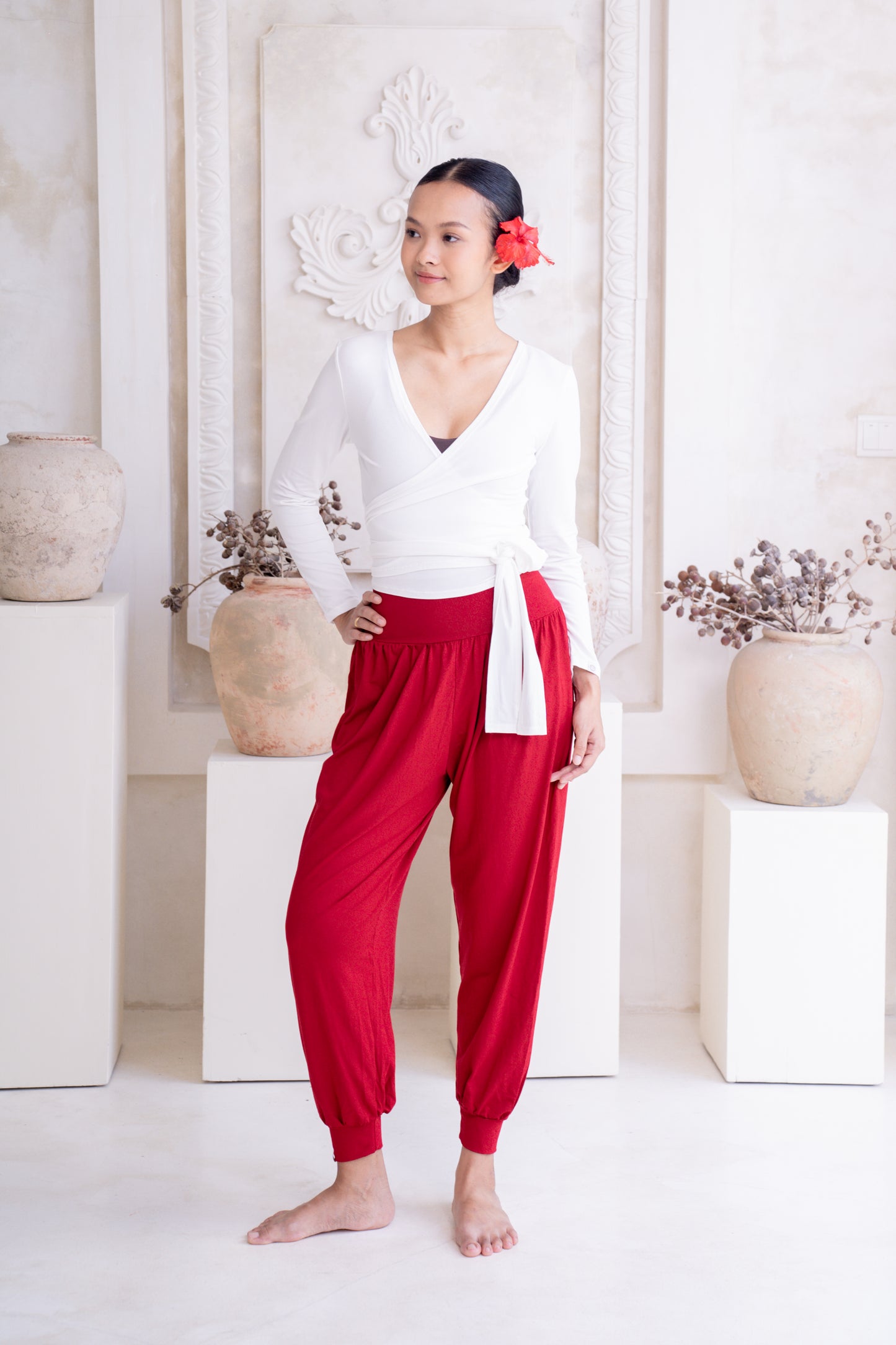 Samata Harem Pants - Wild Rose