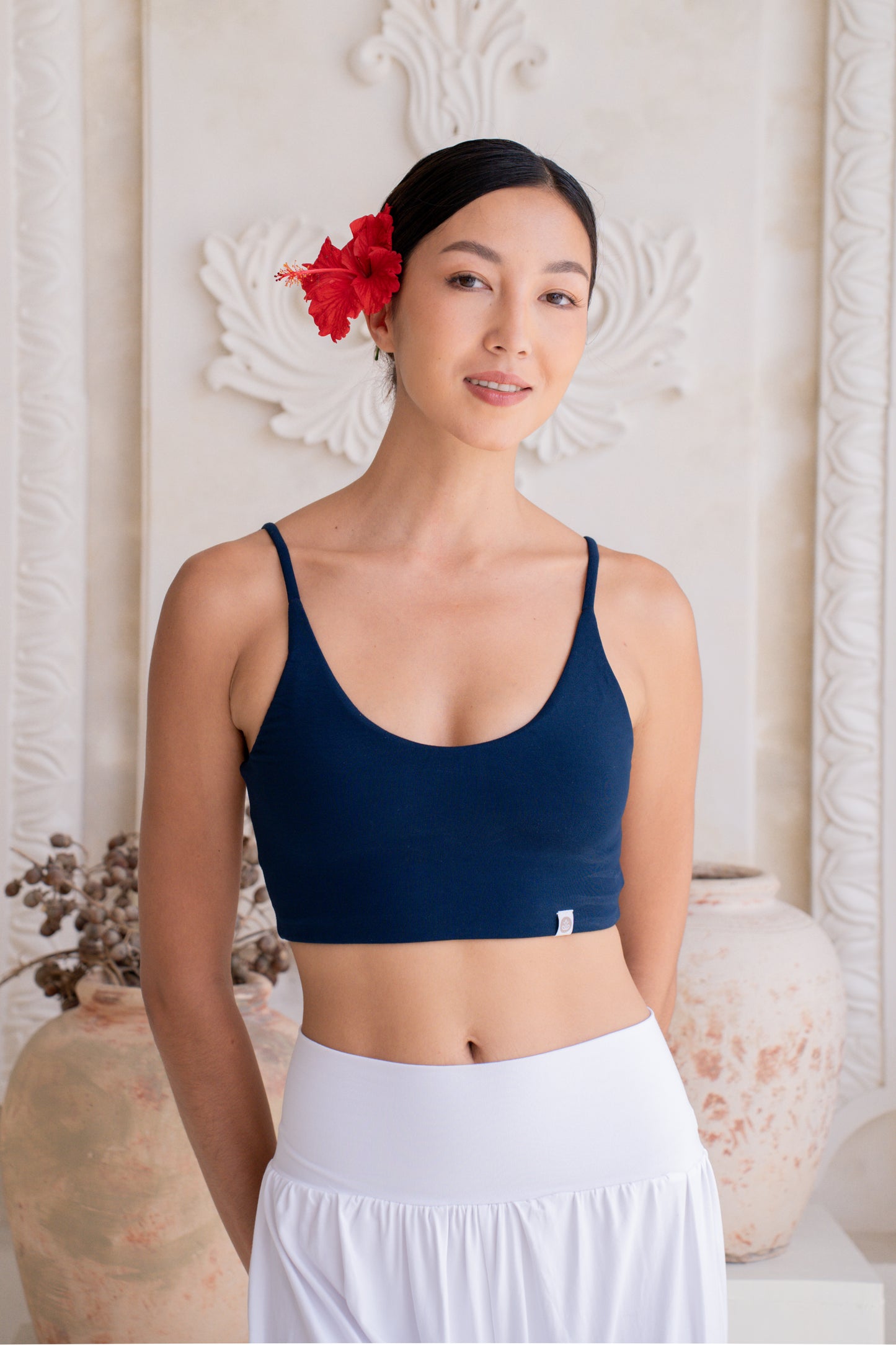 Dhara Strappy Back Top - Midnight