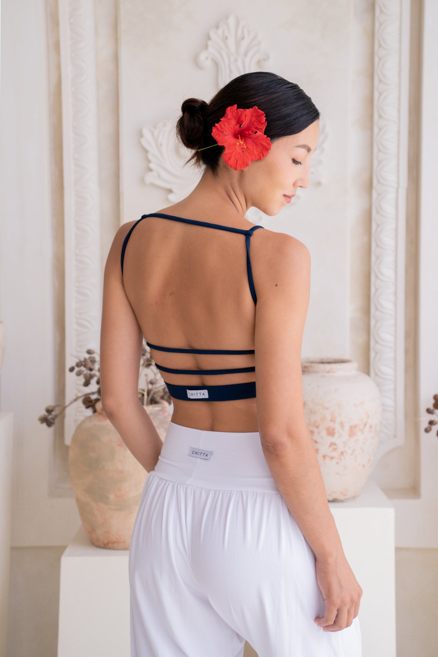 Dhara Strappy Back Top - Midnight