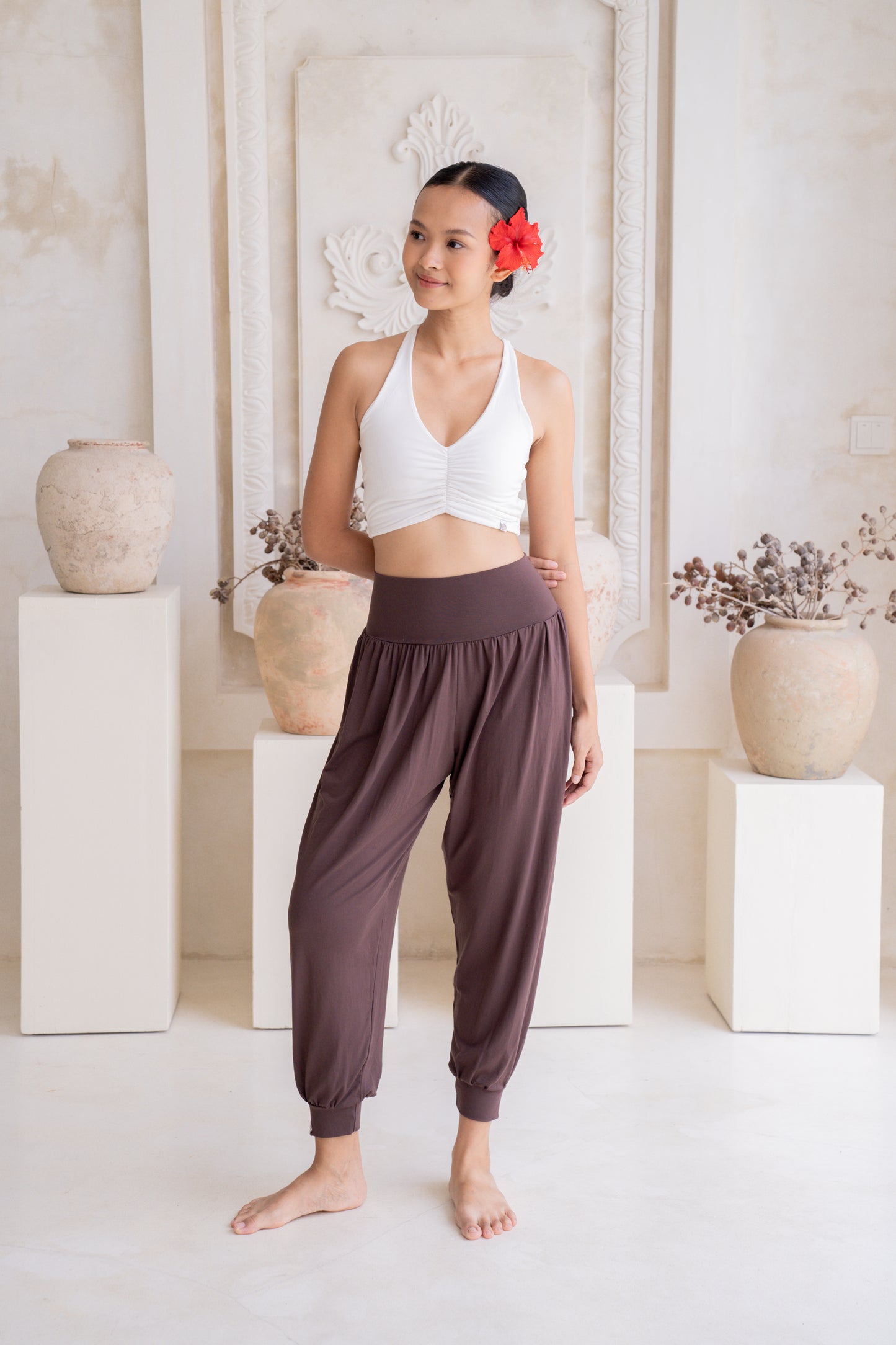 Samata Harem Pants - Chocolate