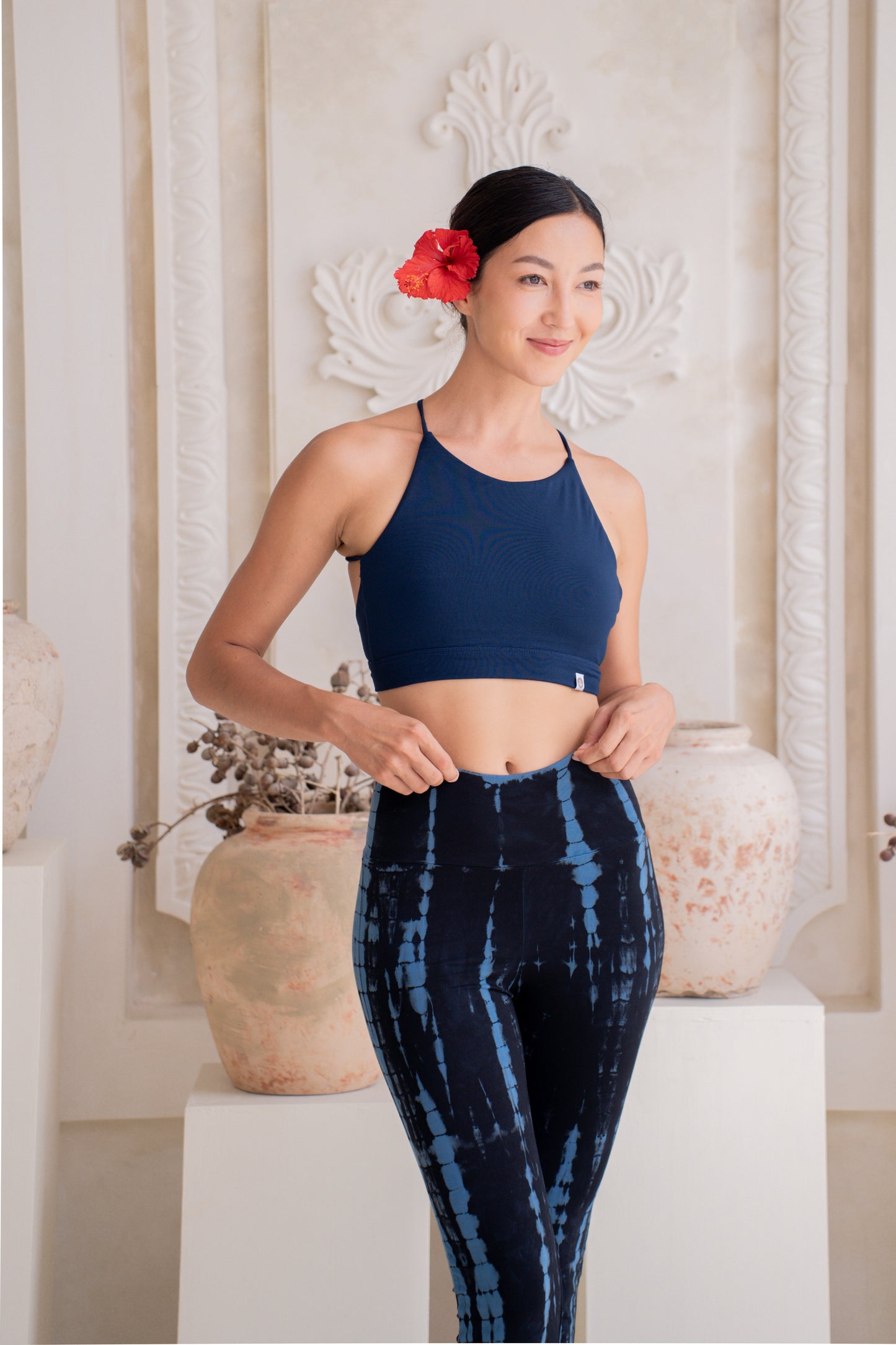 Ananda Cross Back Top - Midnight