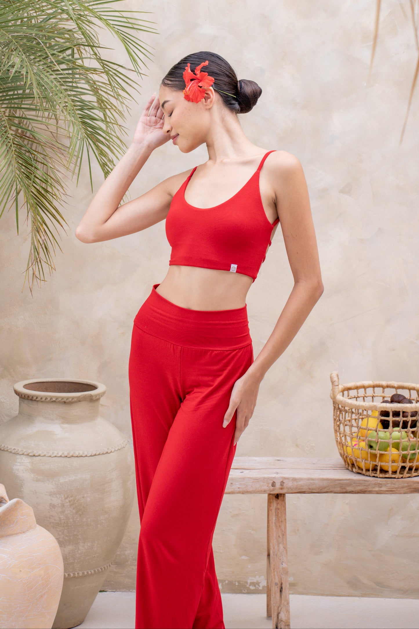 Dhara Strappy Back Top - Chilli