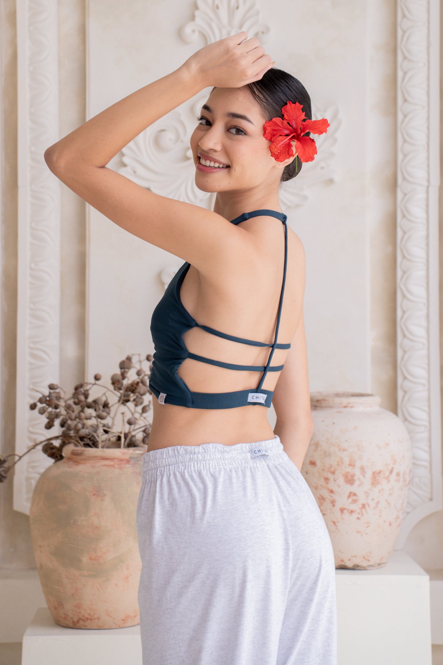Kaya Strapline Top - Dark Teal