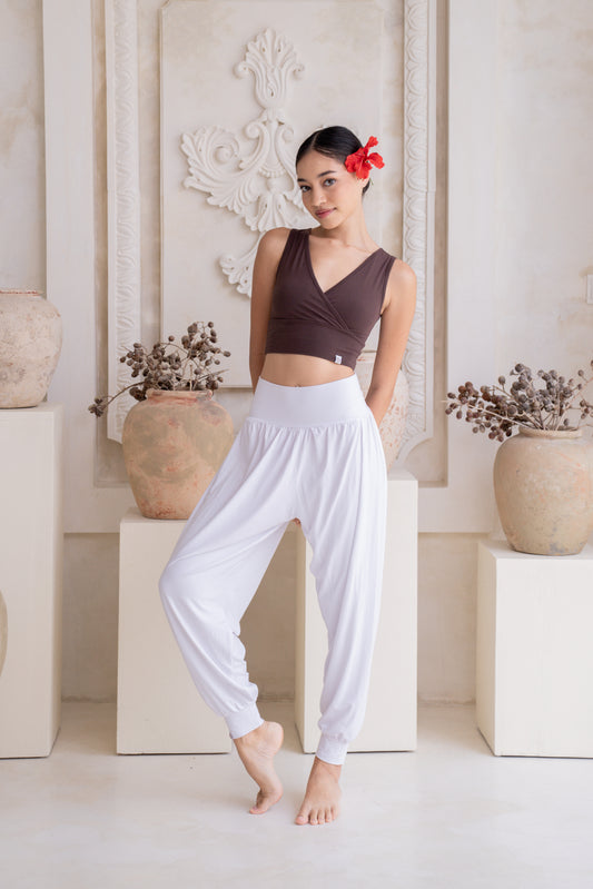 Samata Harem Pants - White