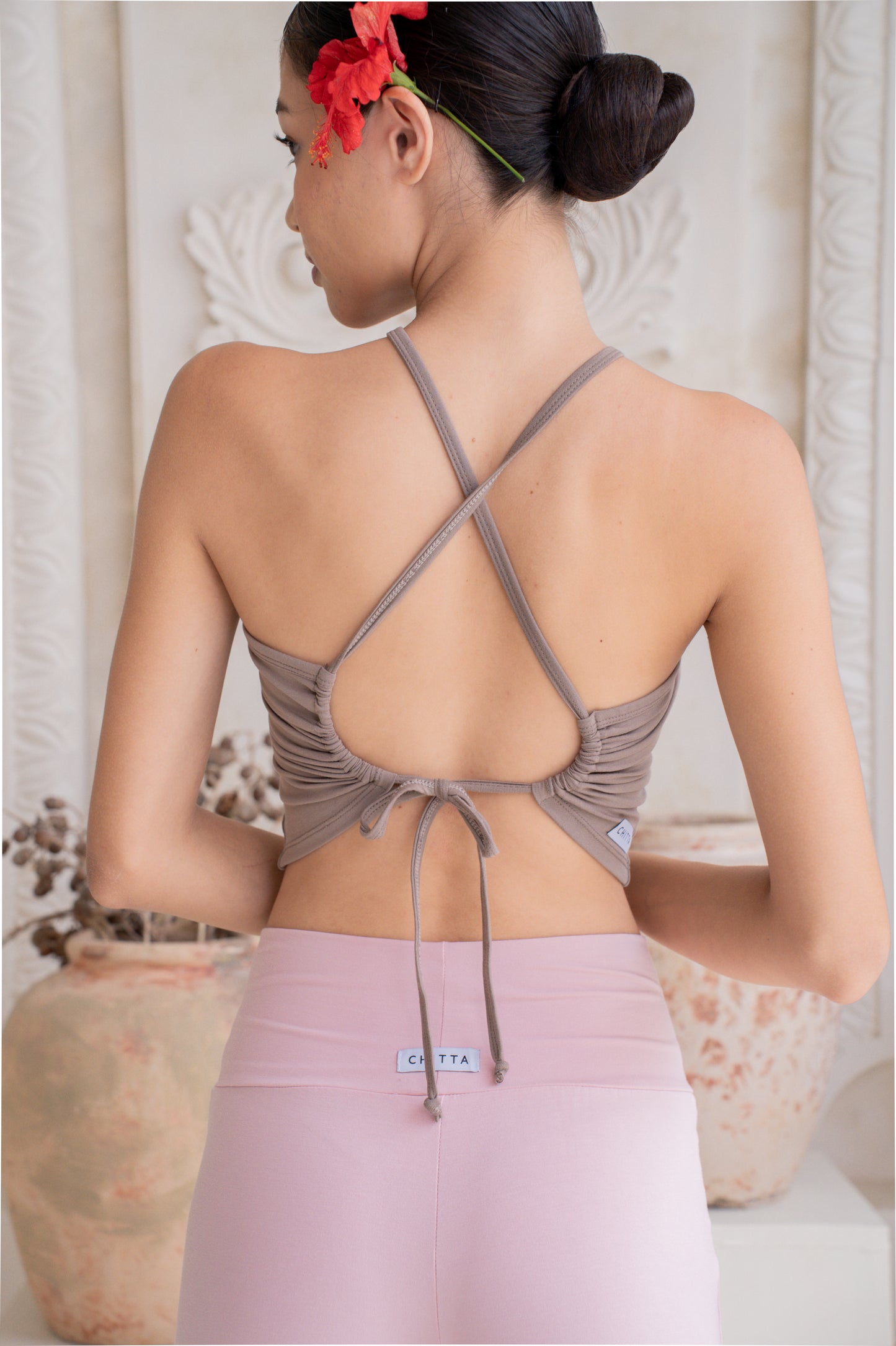 Turiya Halter-neck Top - Sable