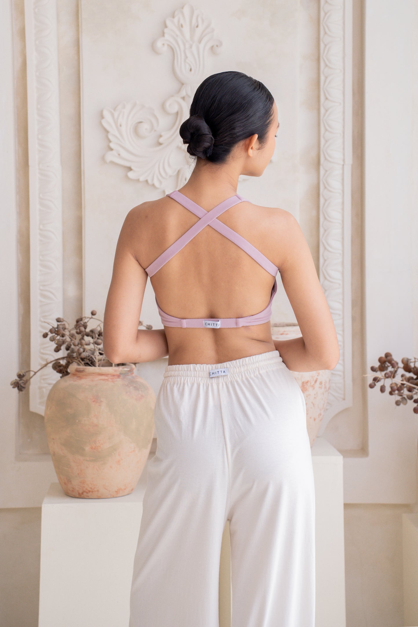 Lalita Cross Back Top - Mauve