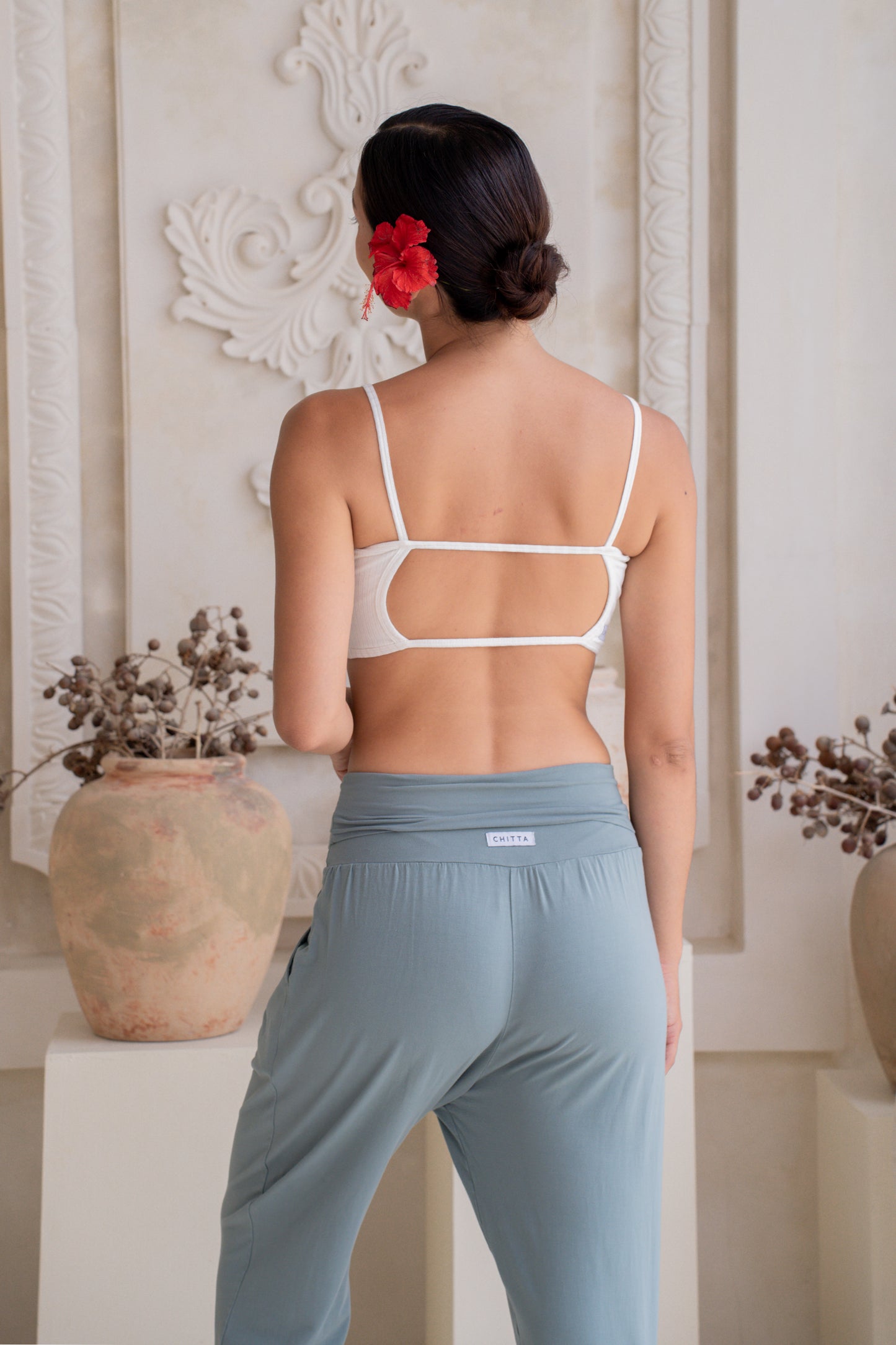 Tara Ribbed Top - Crème