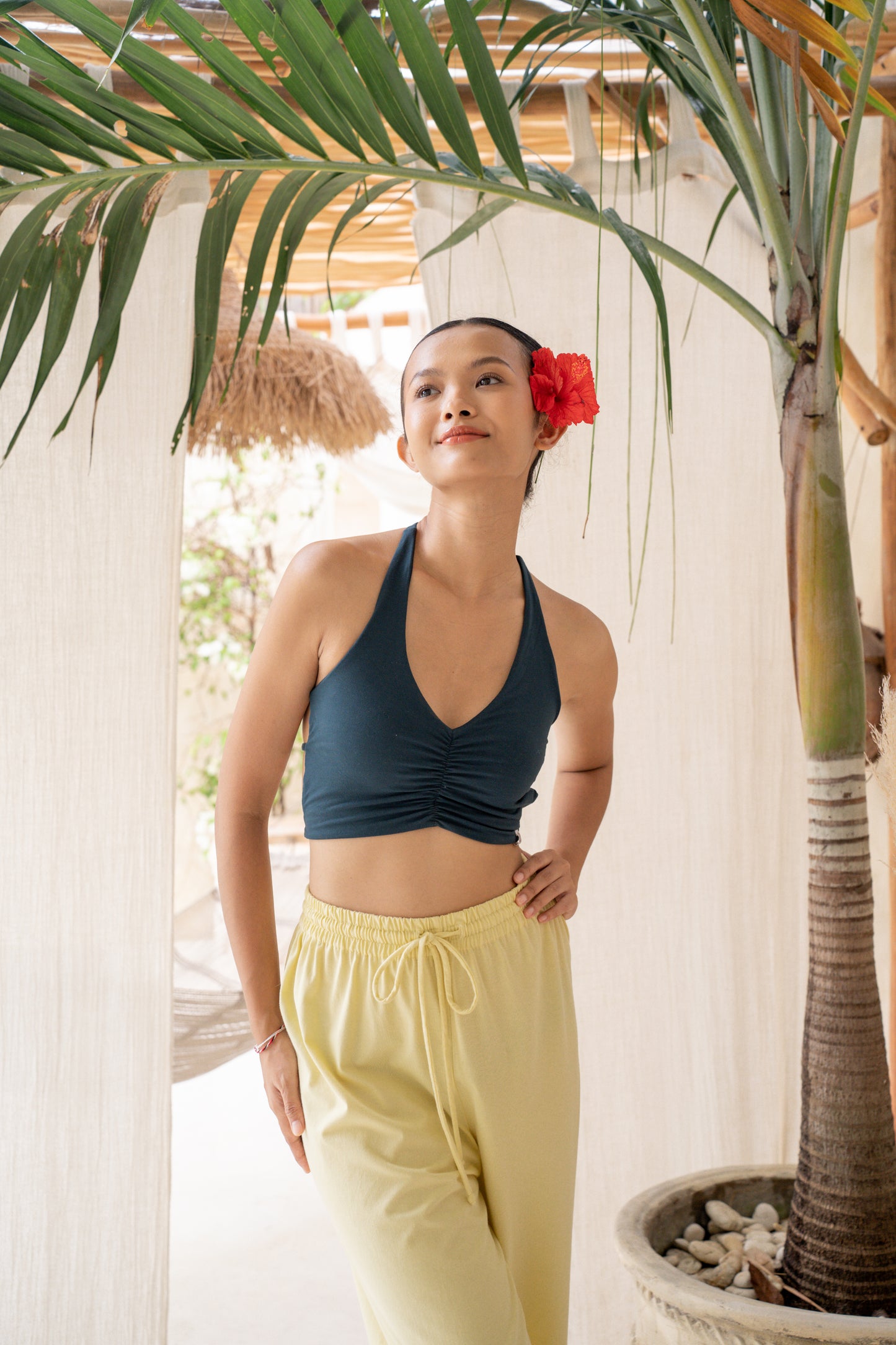Kaya Strapline Top - Dark Teal