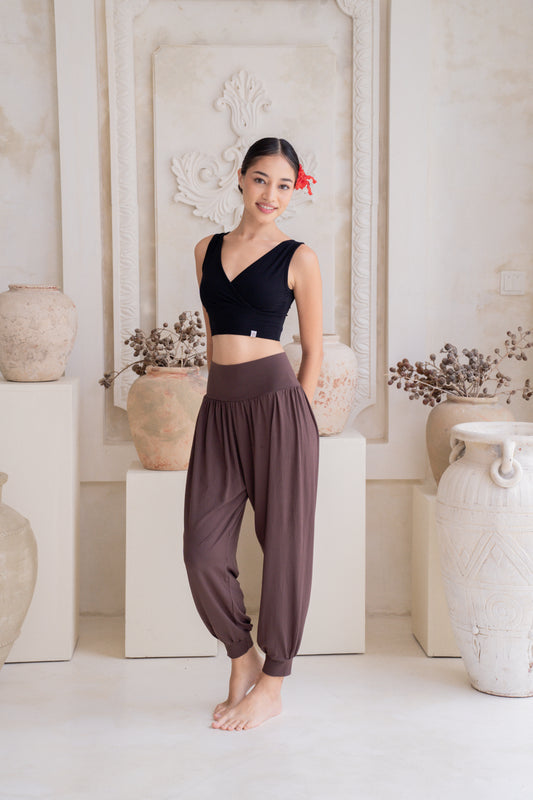 Samata Harem Pants - Chocolate