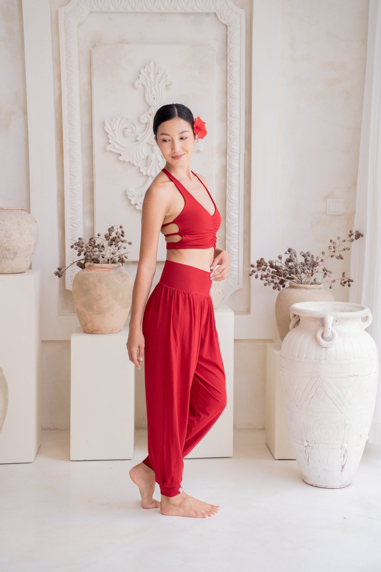 Samata Harem Pants - Wild Rose