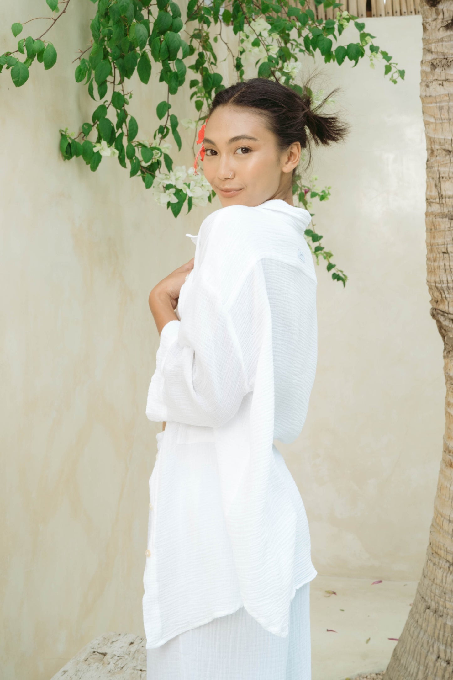 Prana 100% Premium Organic Cotton Shirt - White