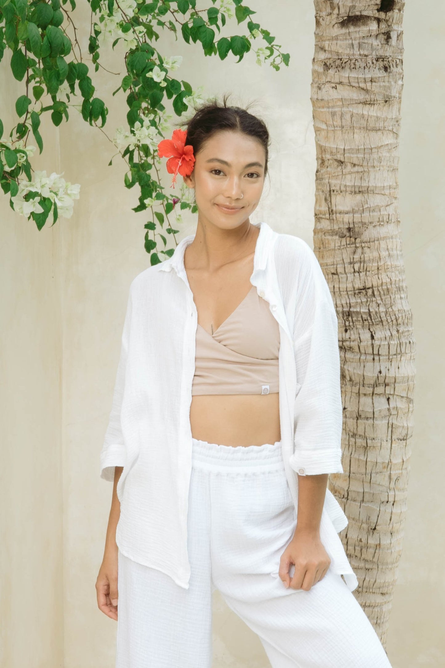 Prana 100% Premium Organic Cotton Shirt - White