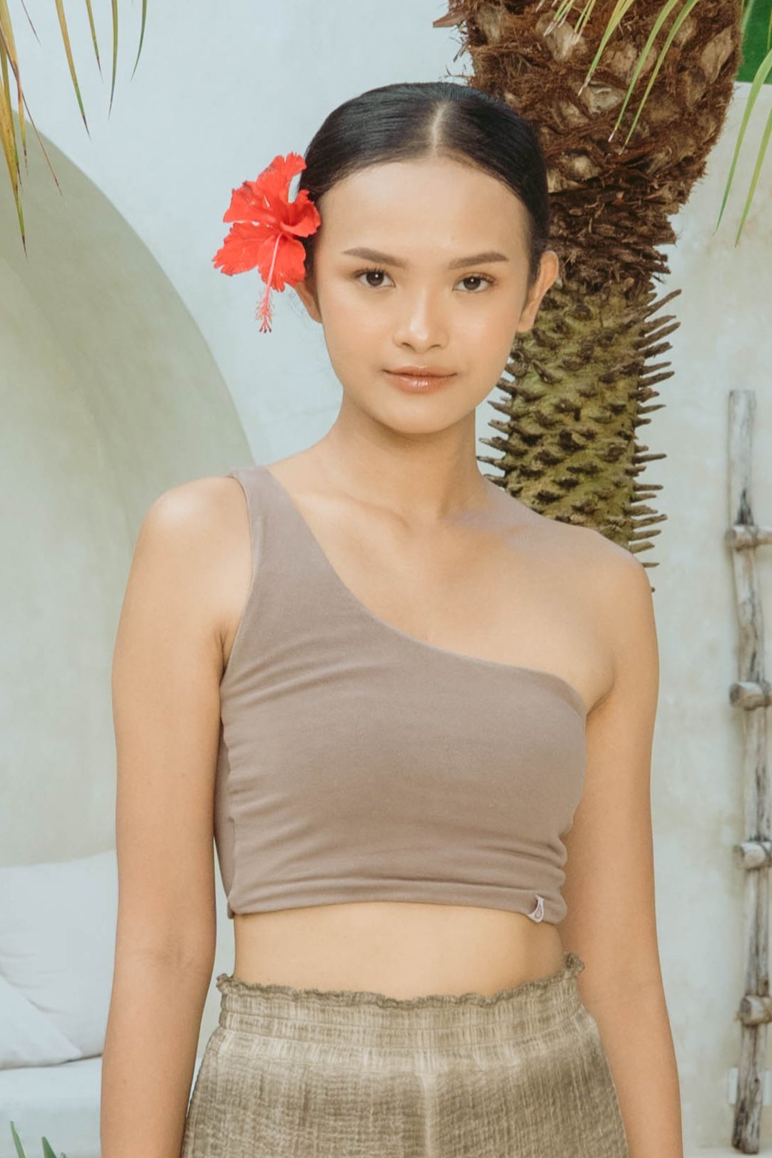 Satya Off-shoulder Top - Sable