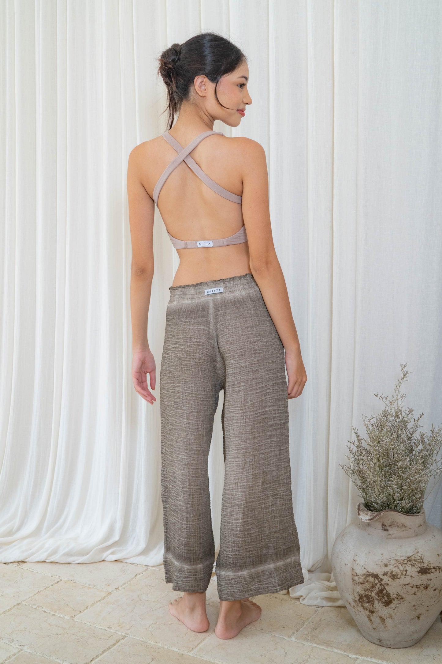 Sukhā 100% Premium Organic Cotton Pants - Vintage