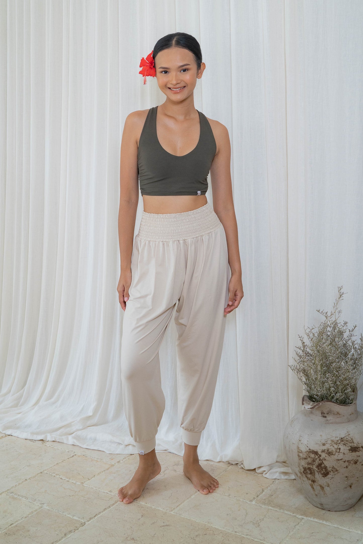 Surya Harem Pants - Seashell