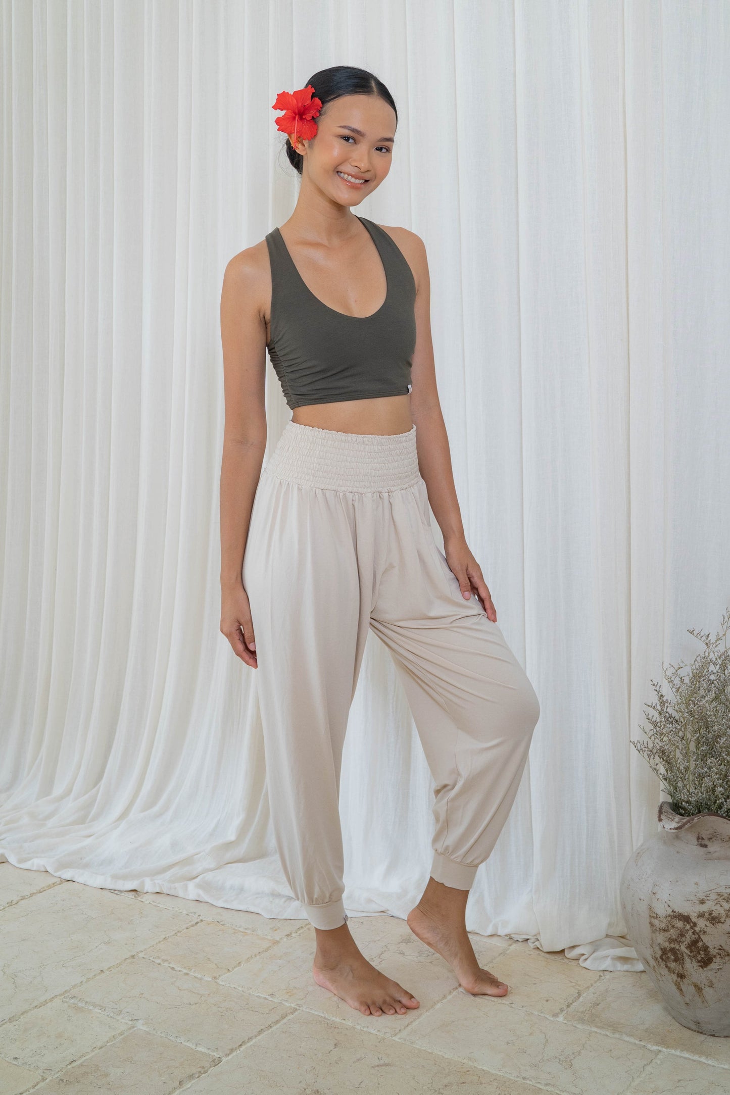 Surya Harem Pants - Seashell