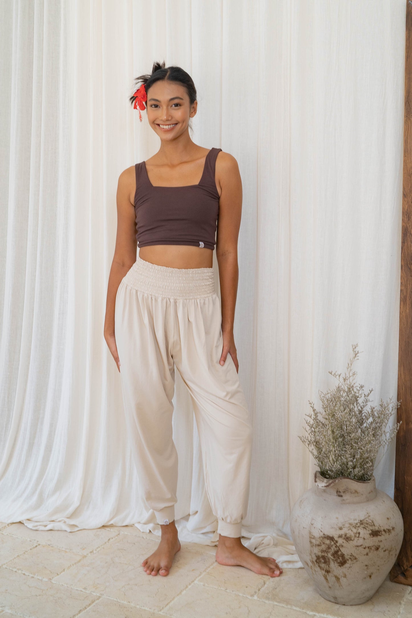 Surya Harem Pants - Seashell