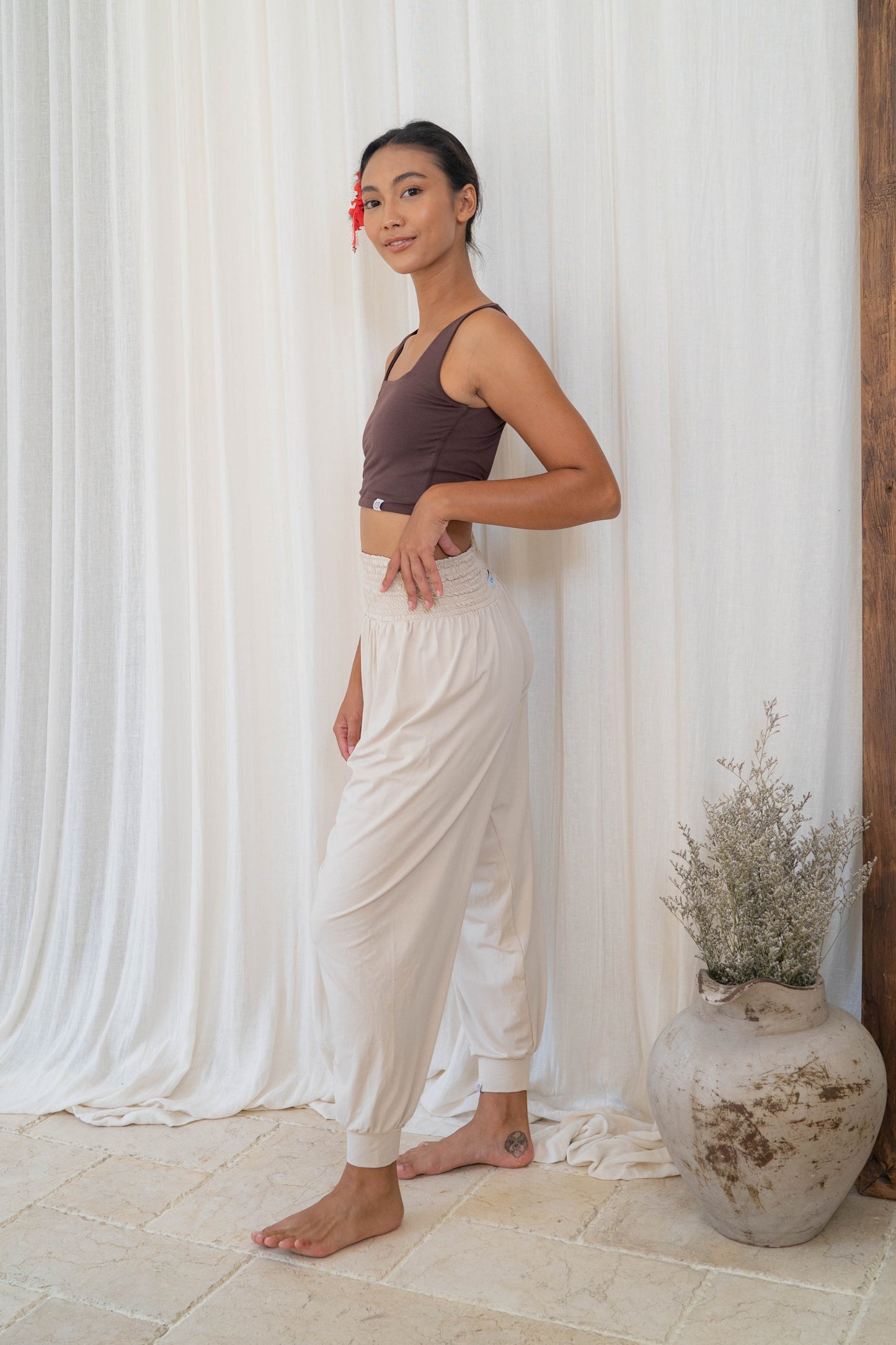 Surya Harem Pants - Seashell