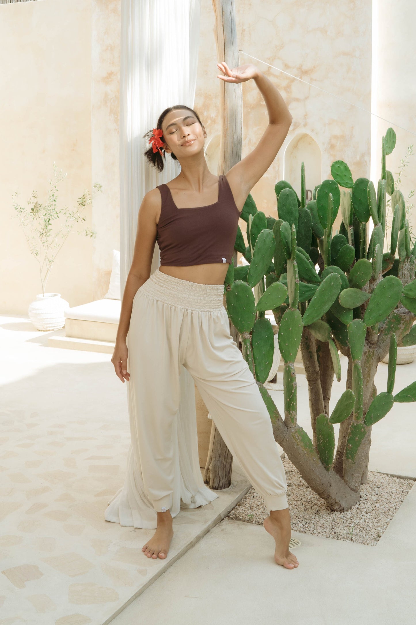 Surya Harem Pants - Seashell