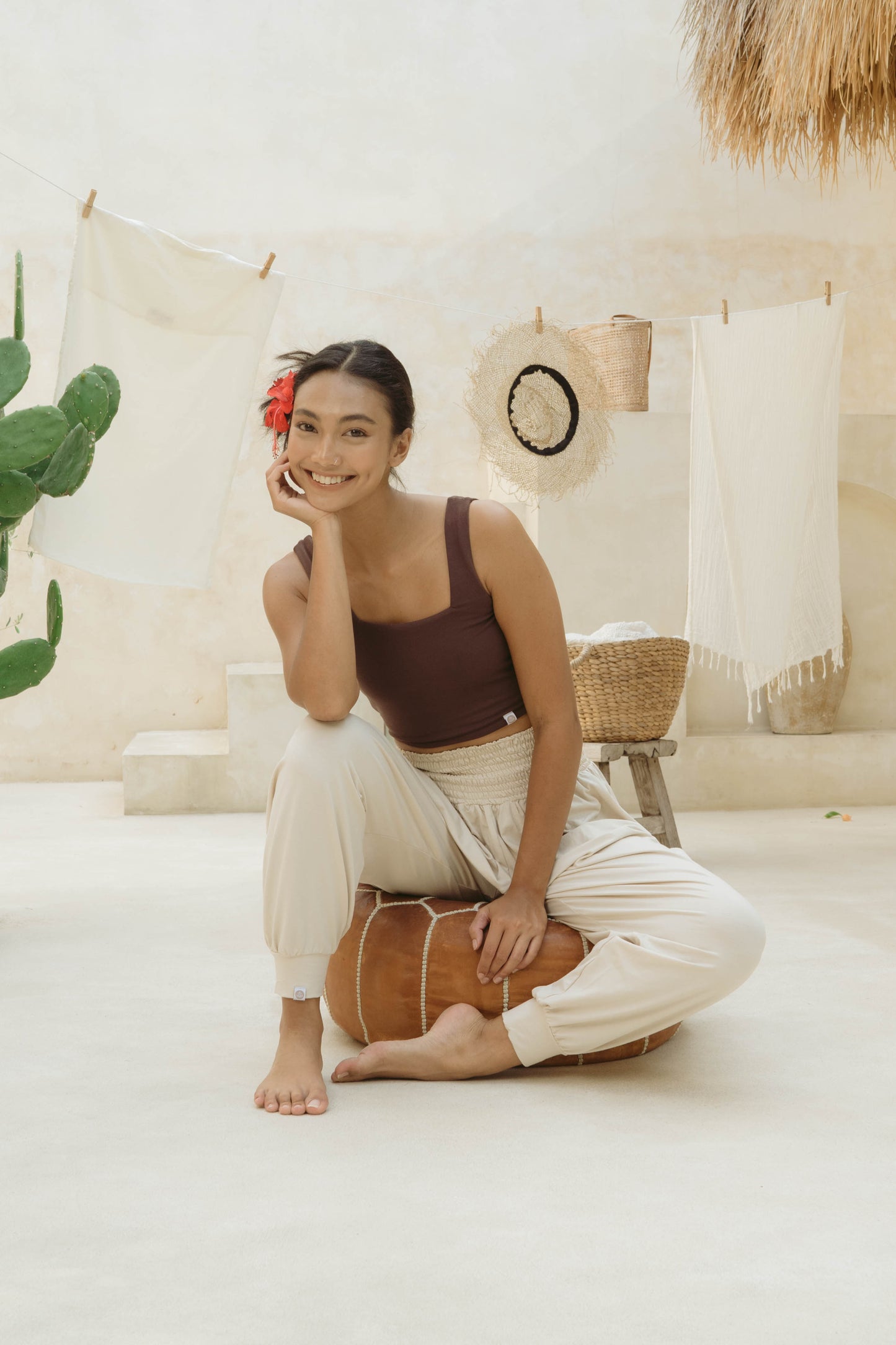 Surya Harem Pants - Seashell