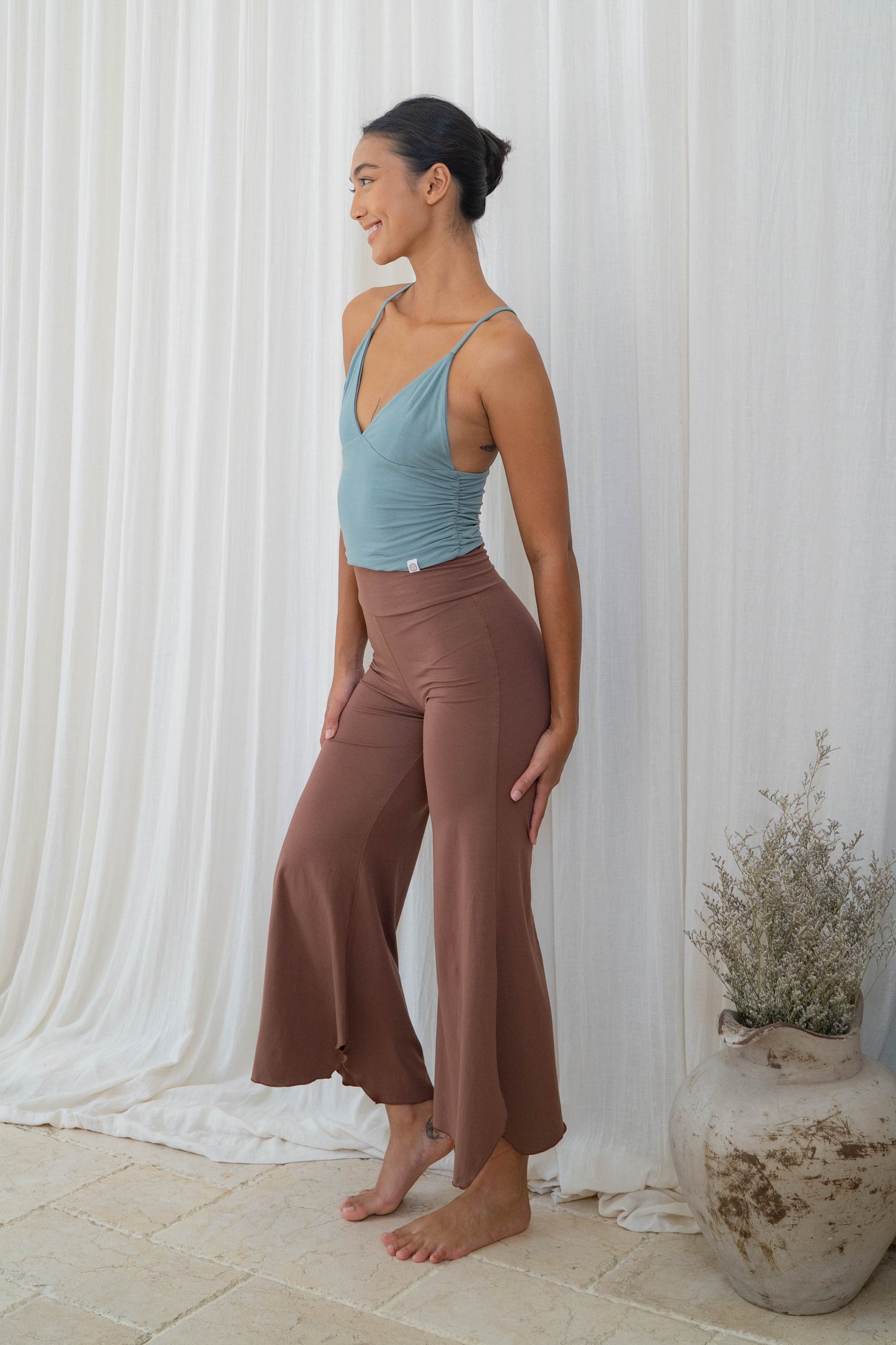 Chandra Flare Pants - Cocoa