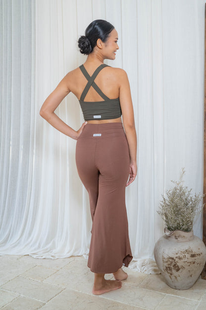 Chandra Flare Pants - Cocoa