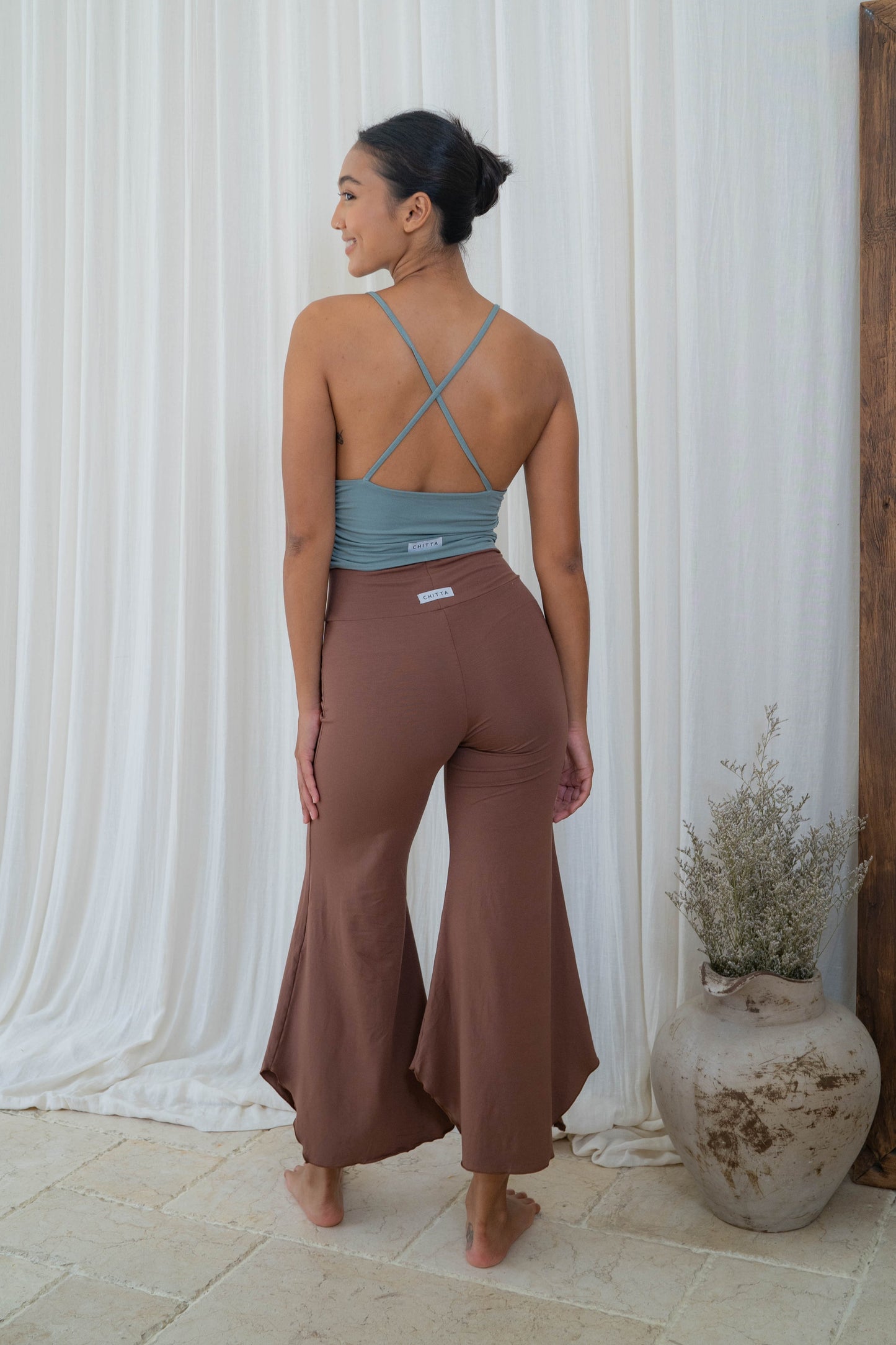 Chandra Flare Pants - Cocoa