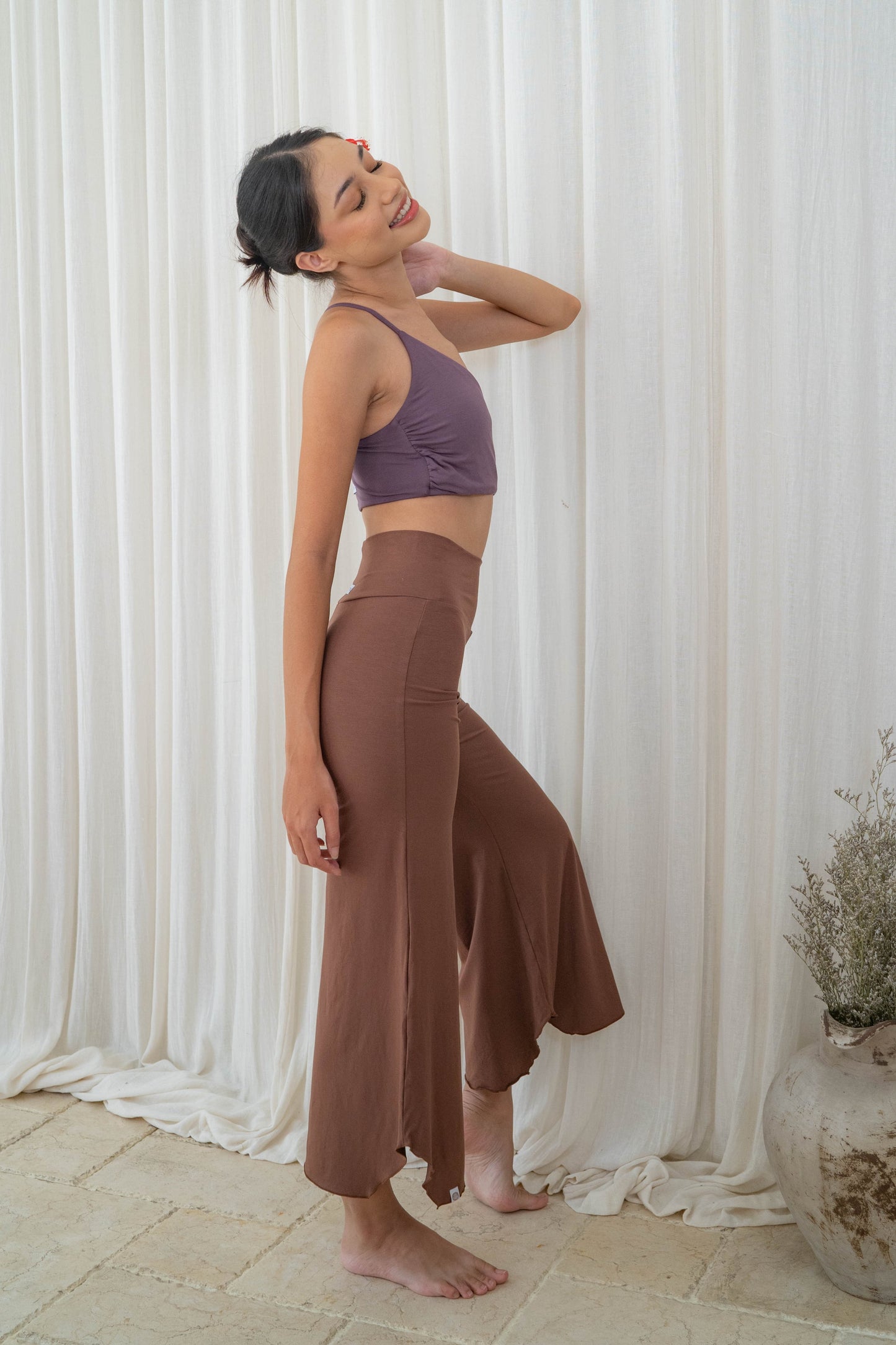 Chandra Flare Pants - Cocoa