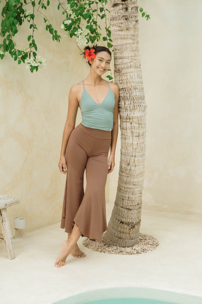 Chandra Flare Pants - Cocoa