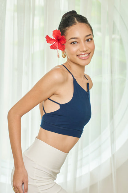 Ananda Cross Back Top - Midnight