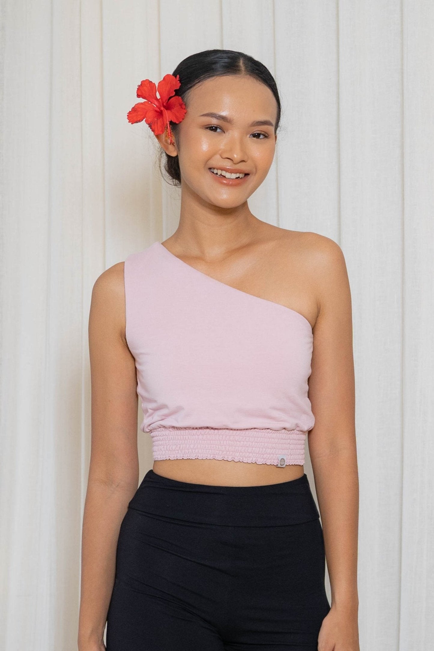 Dhyana Off-shoulder Top - Cherry Blossom