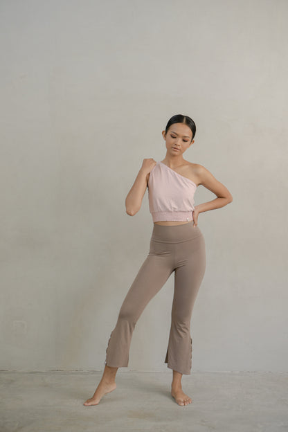 Chetna Flare Pants with Slit - Sable