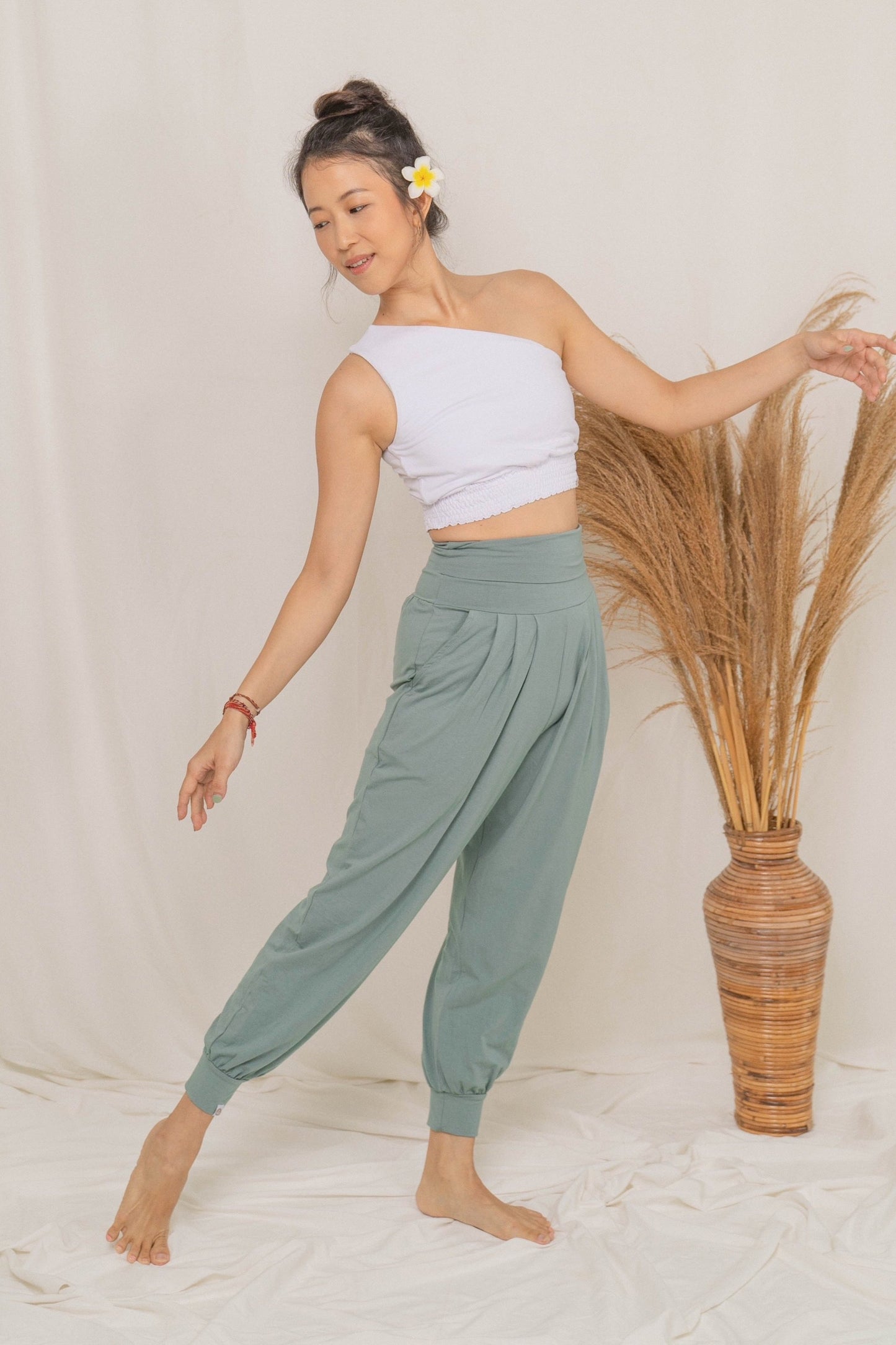 Hatha Aladdin Pants - Sage