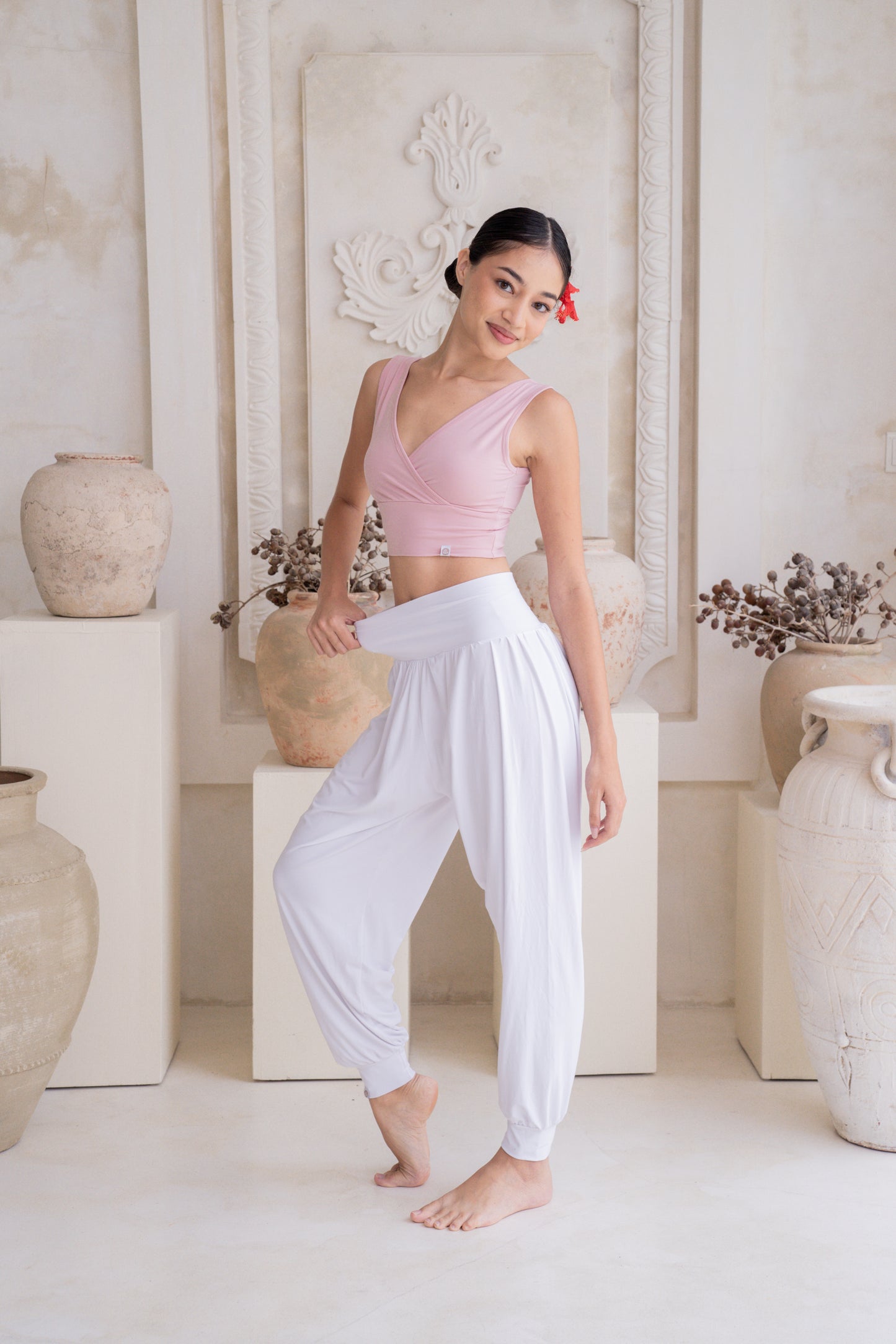 Samata Harem Pants - White