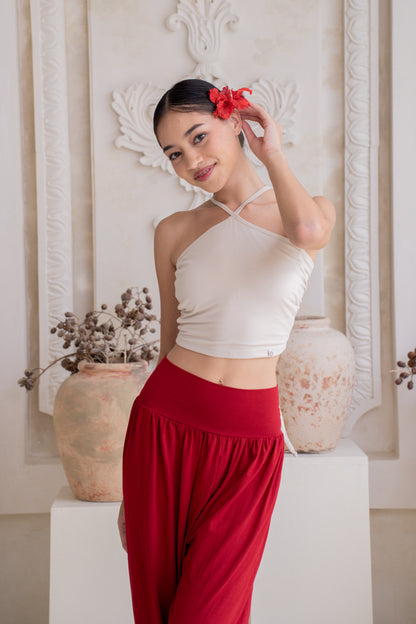 Turiya Halter-neck Top - Seashell