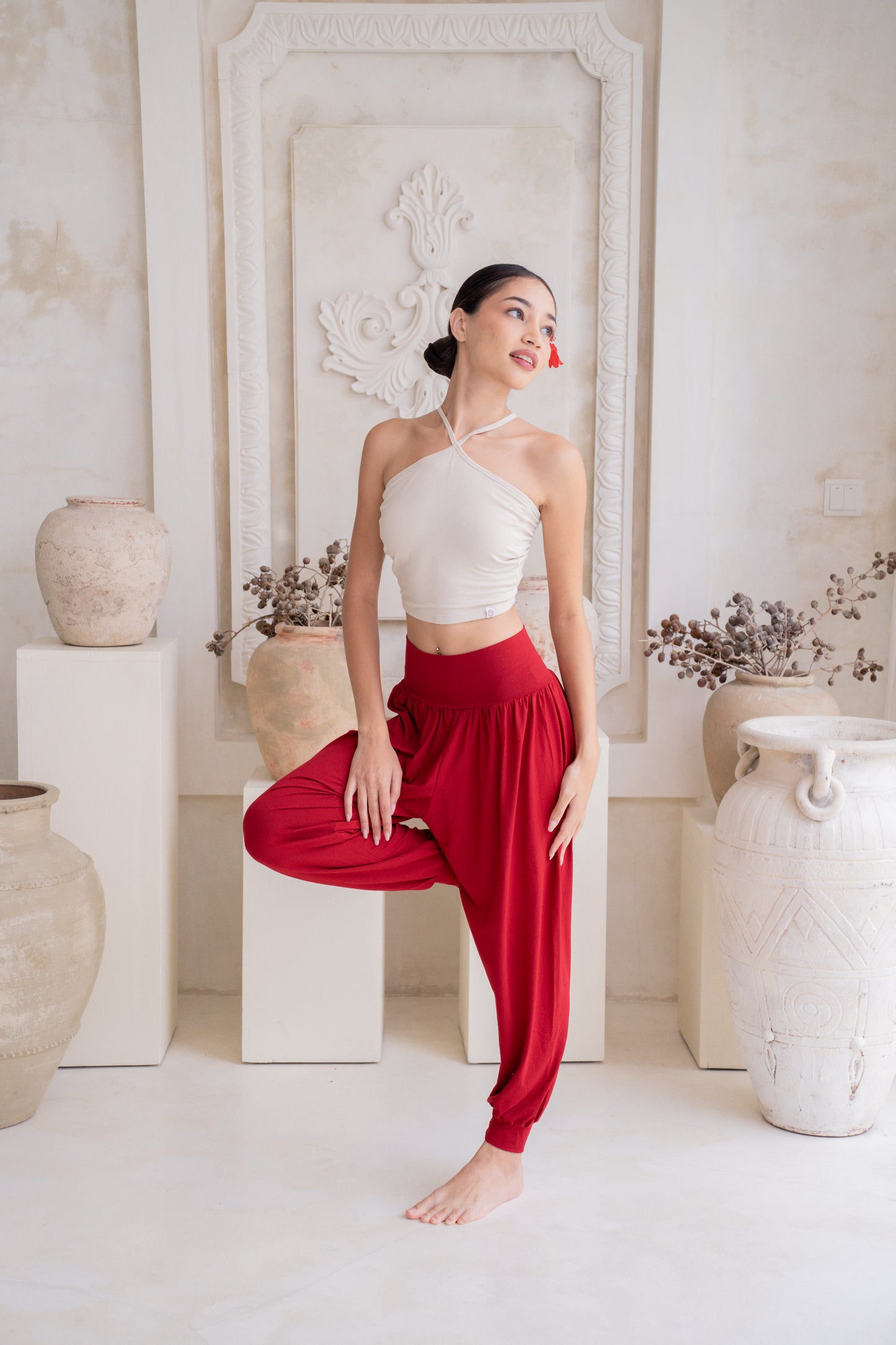 Samata Harem Pants - Wild Rose