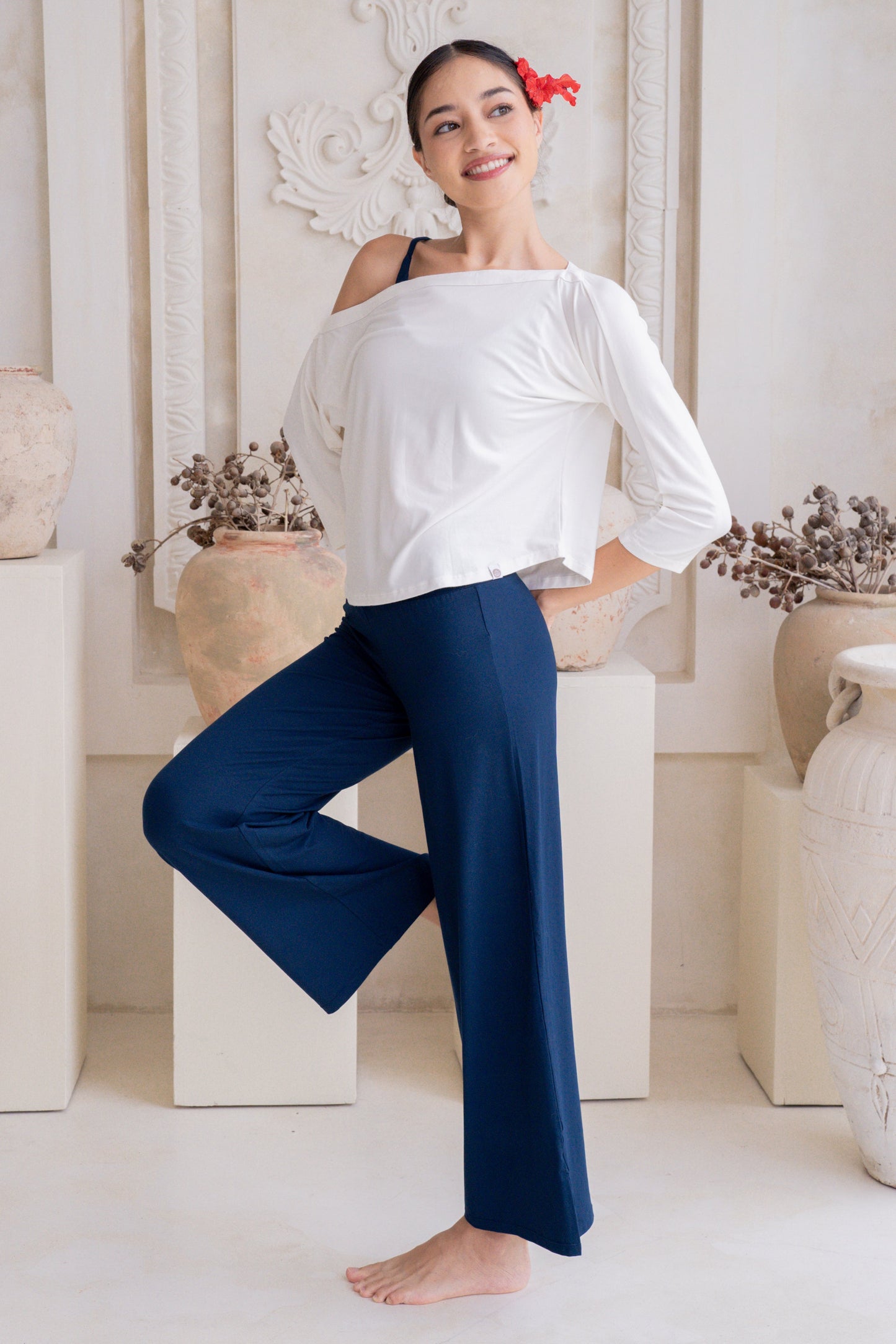 Mana Straight Pants - Midnight