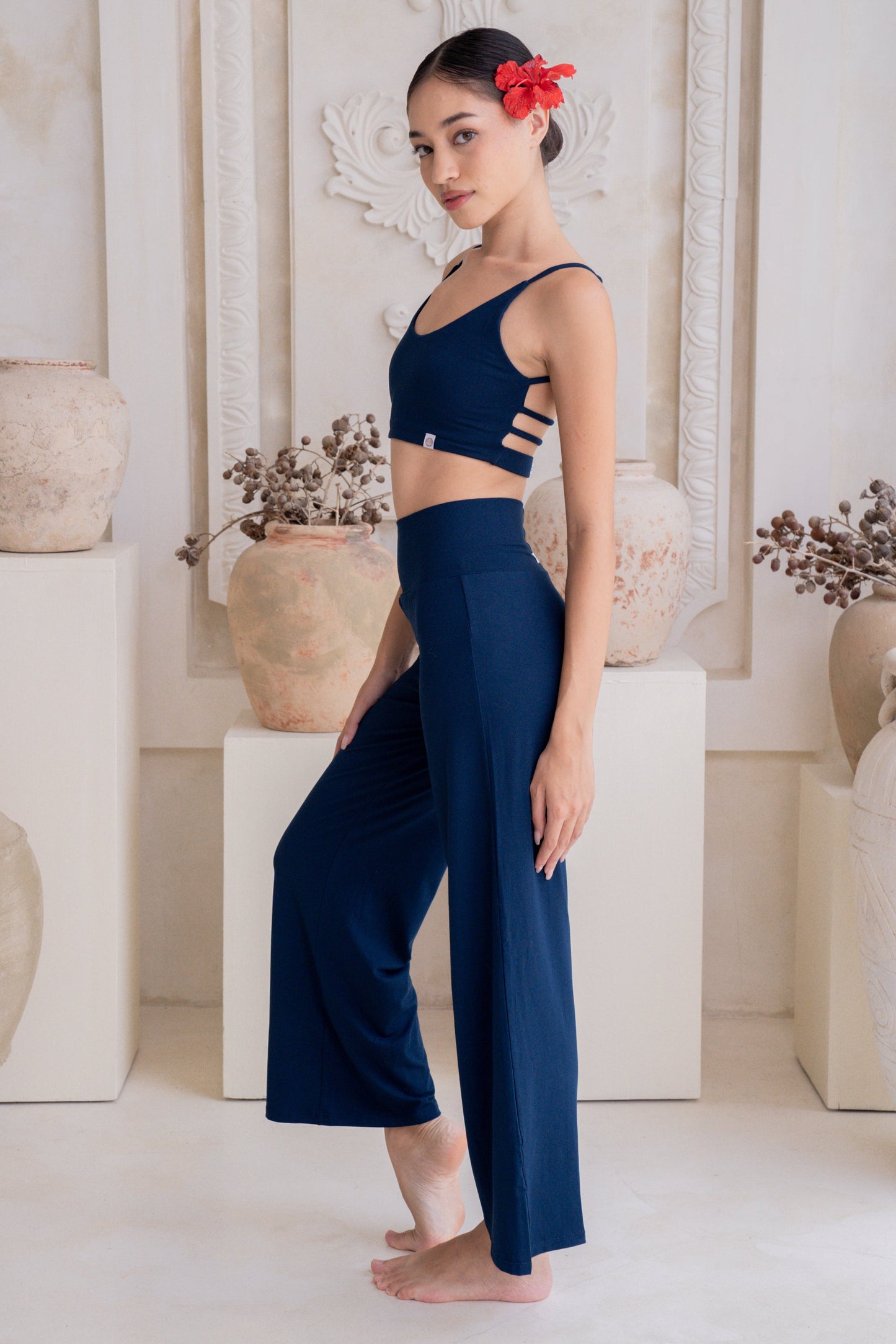 Mana Straight Pants - Midnight