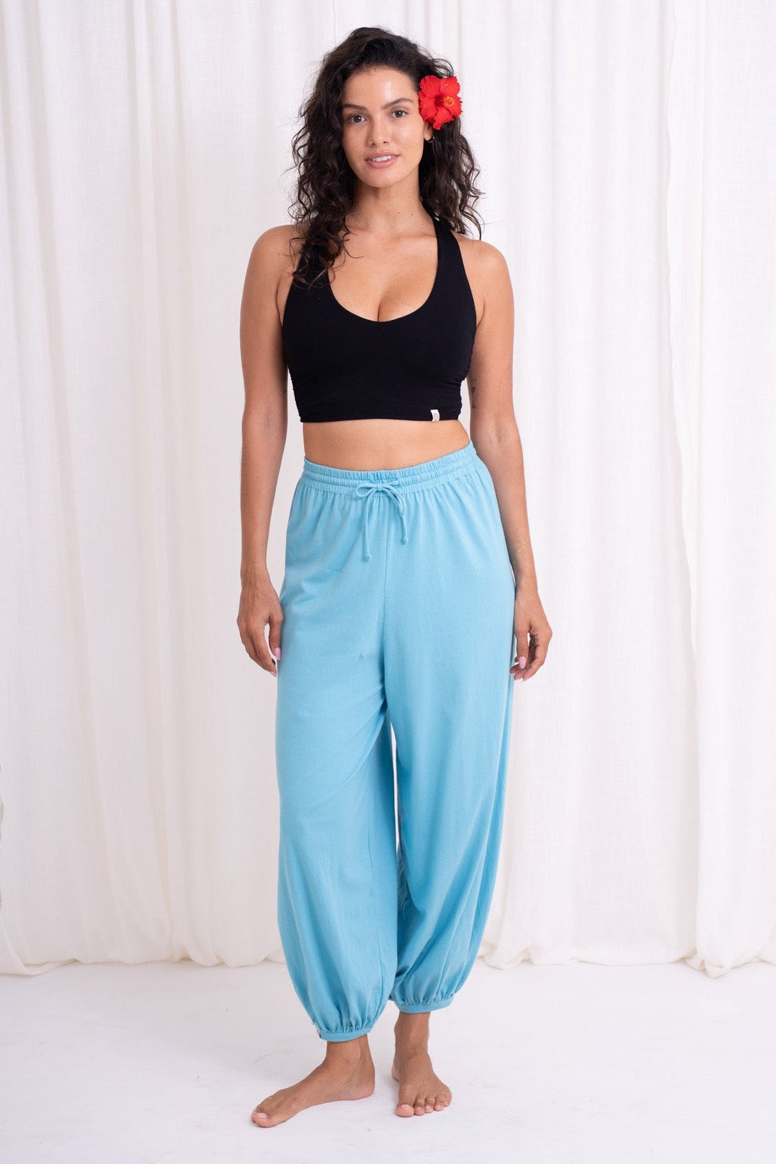 Soma Wide Joggers - Lagoon